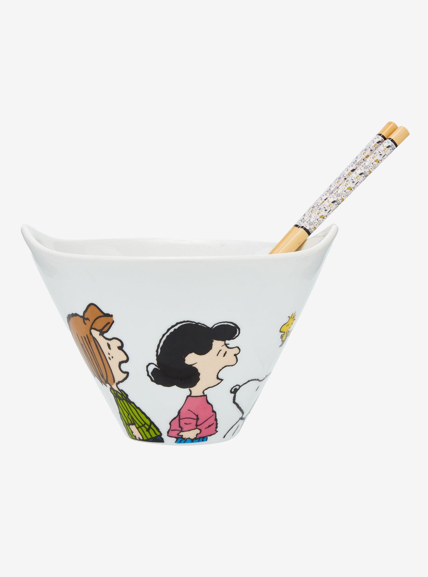 Peanuts Gang Ramen Bowl with Chopsticks, , alternate