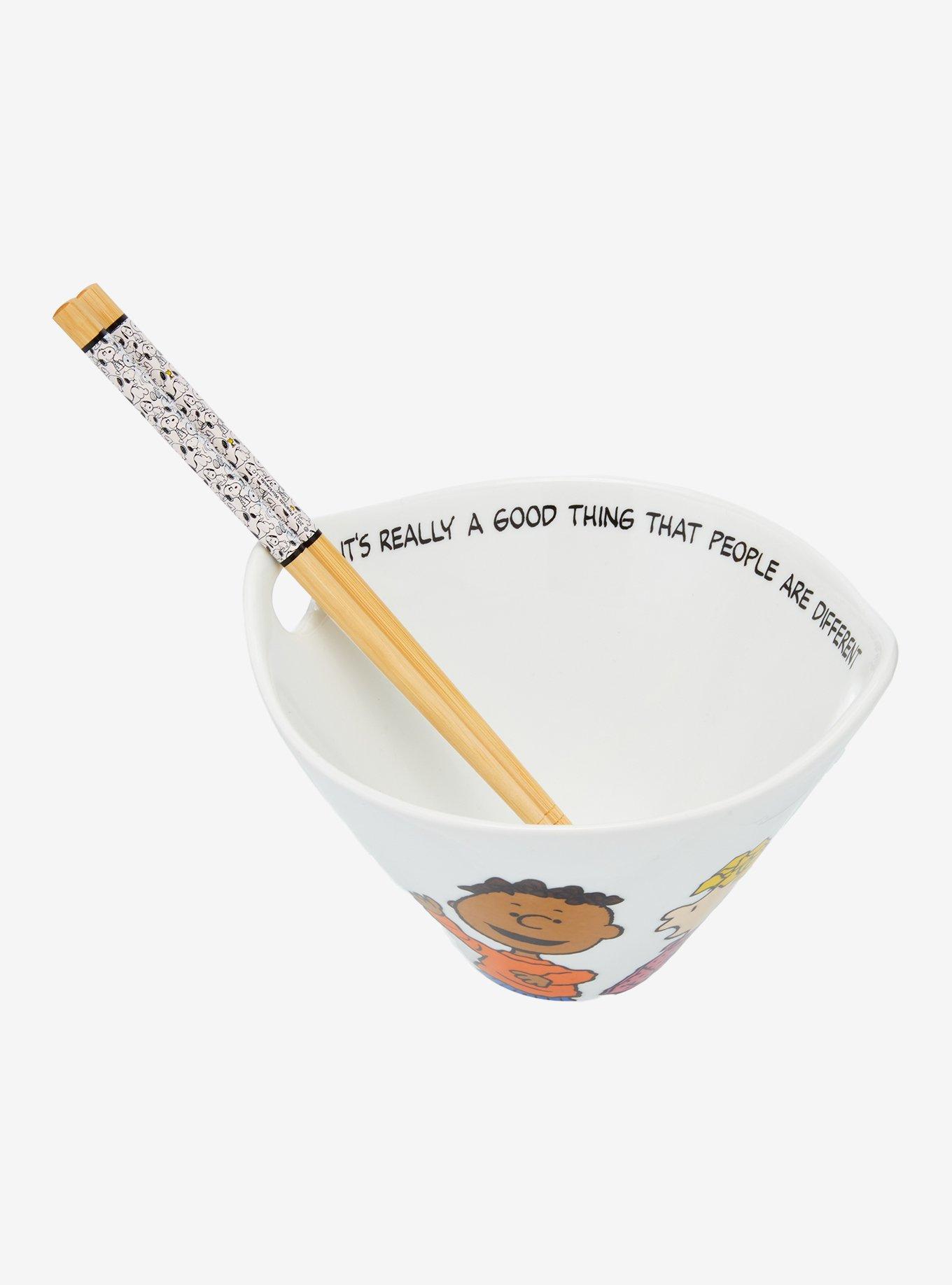 Peanuts Gang Ramen Bowl with Chopsticks, , alternate