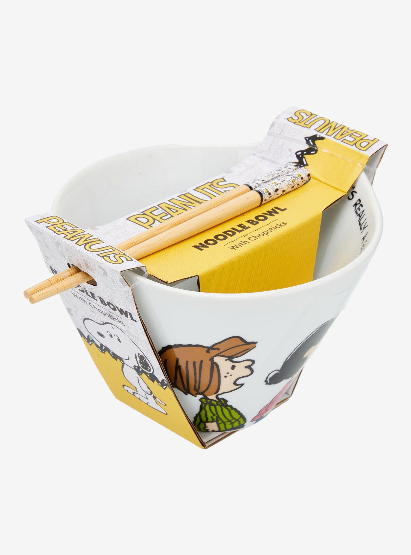 Peanuts Gang Ramen Bowl with Chopsticks, , alternate