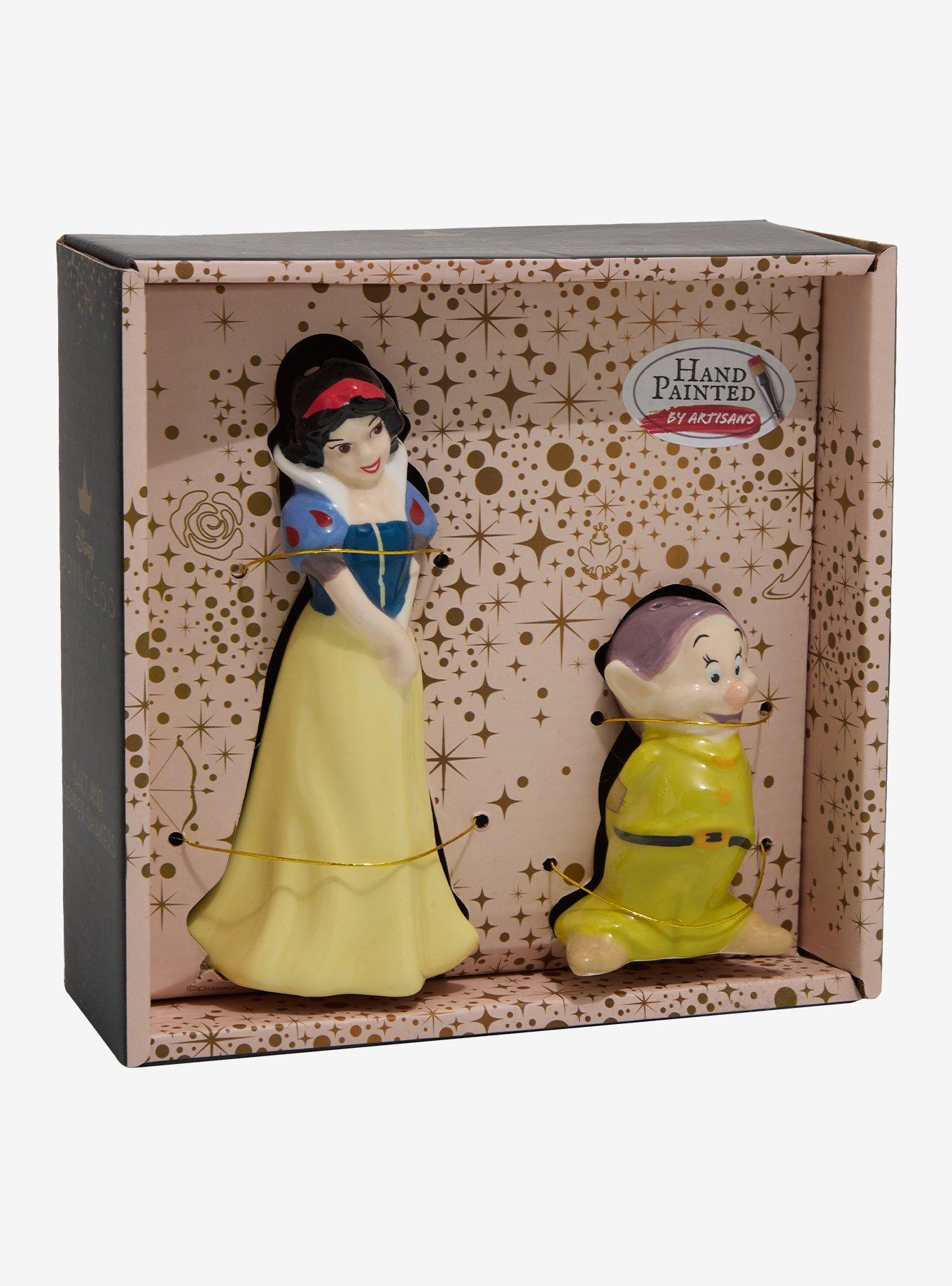 Disney Snow White and the Seven Dwarfs Snow White & Dopey Figural Salt and Pepper Shakers, , alternate