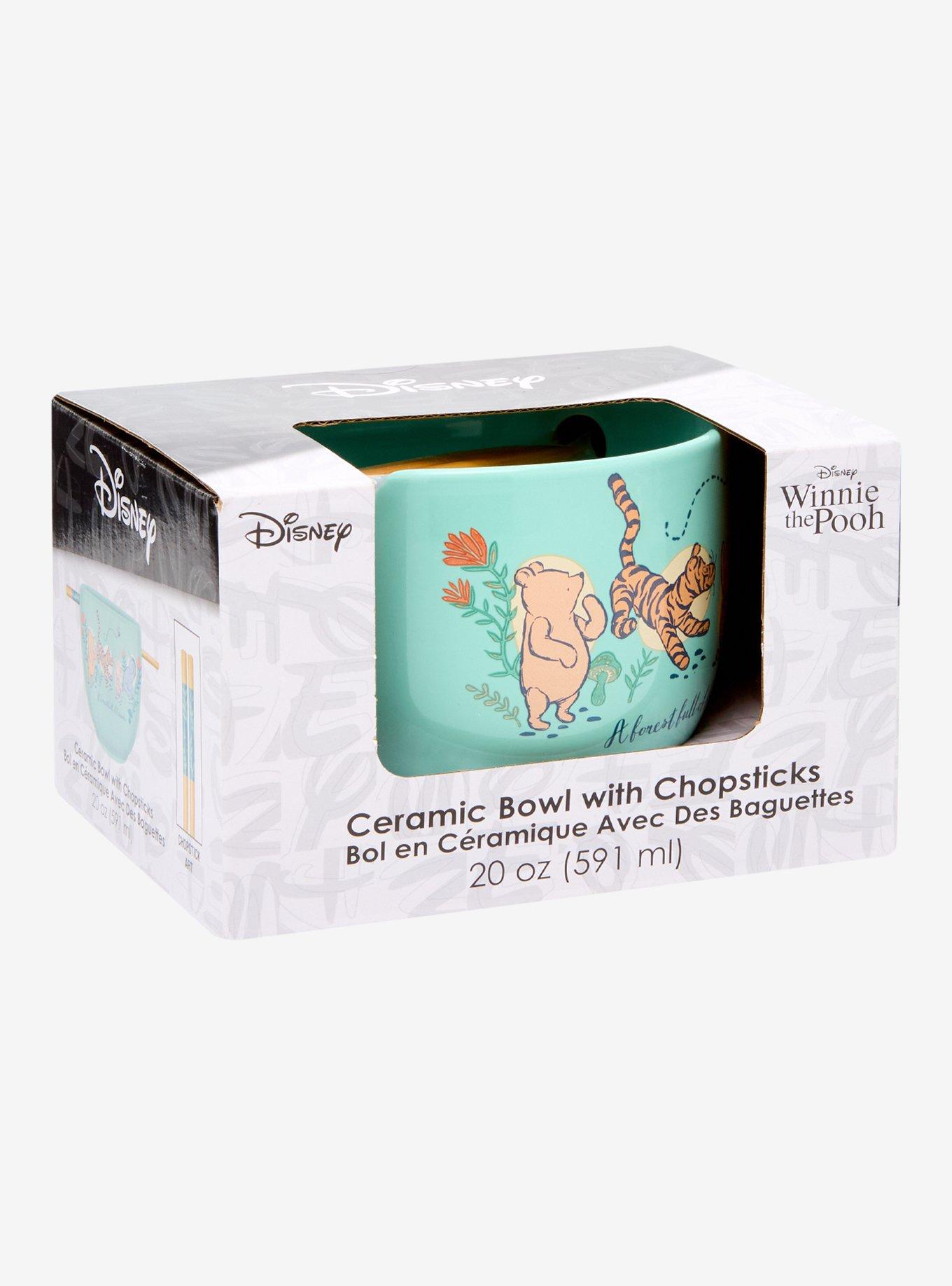 Disney Winnie the Pooh Classic Floral Ramen Set, , alternate