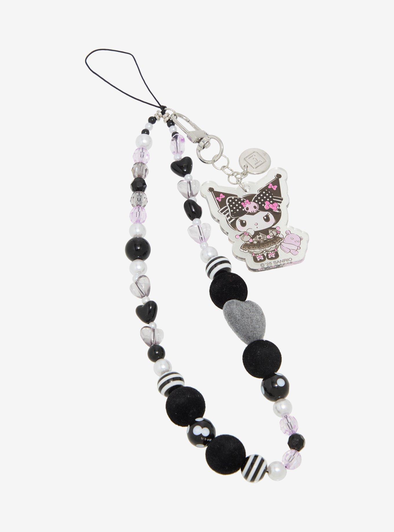 Kuromi 20th Anniversary Beaded Phone Charm - Thumbnail 2