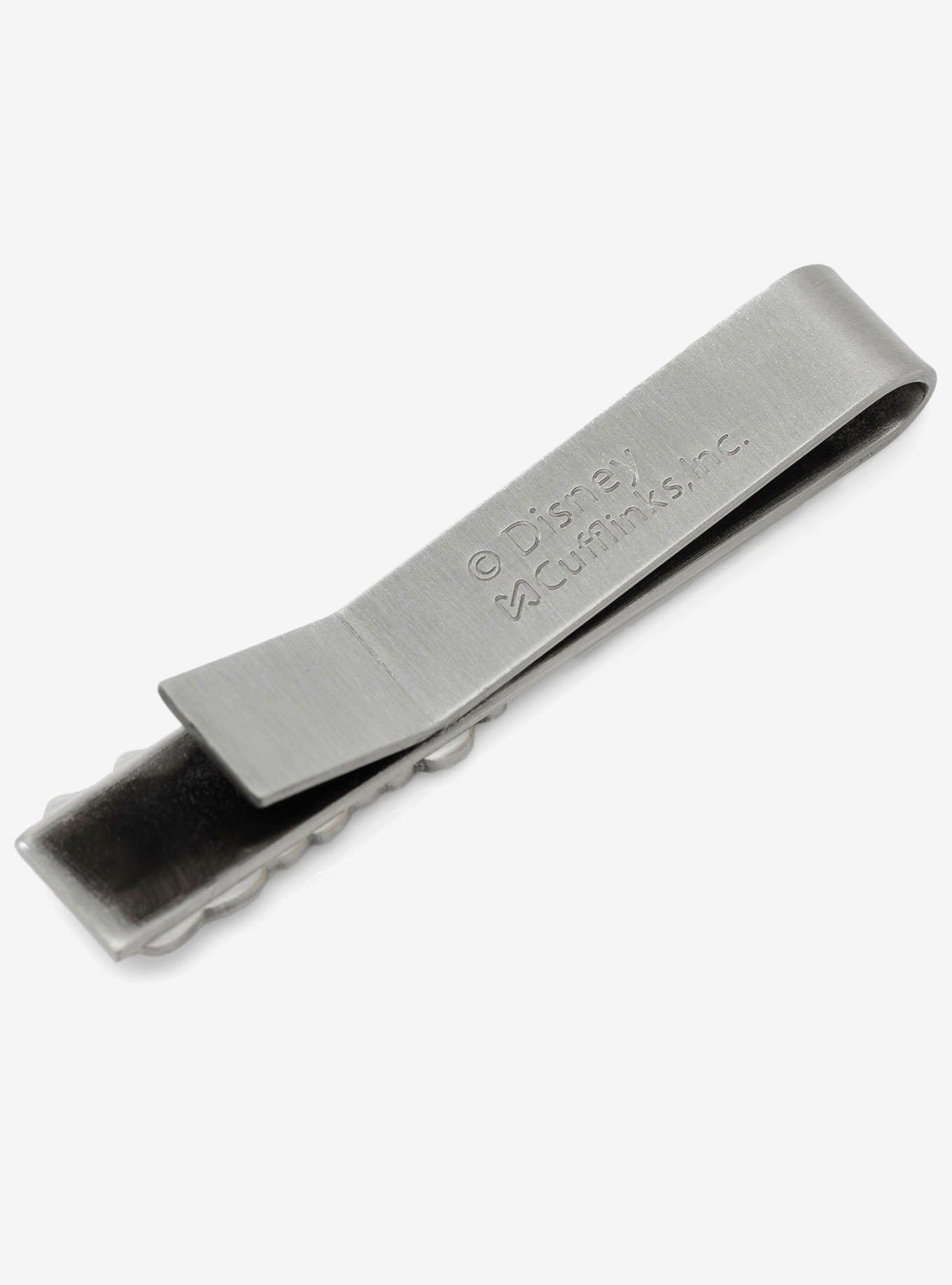 Disney Mickey Mouse and Friends Printed Silver Tie Bar, , alternate