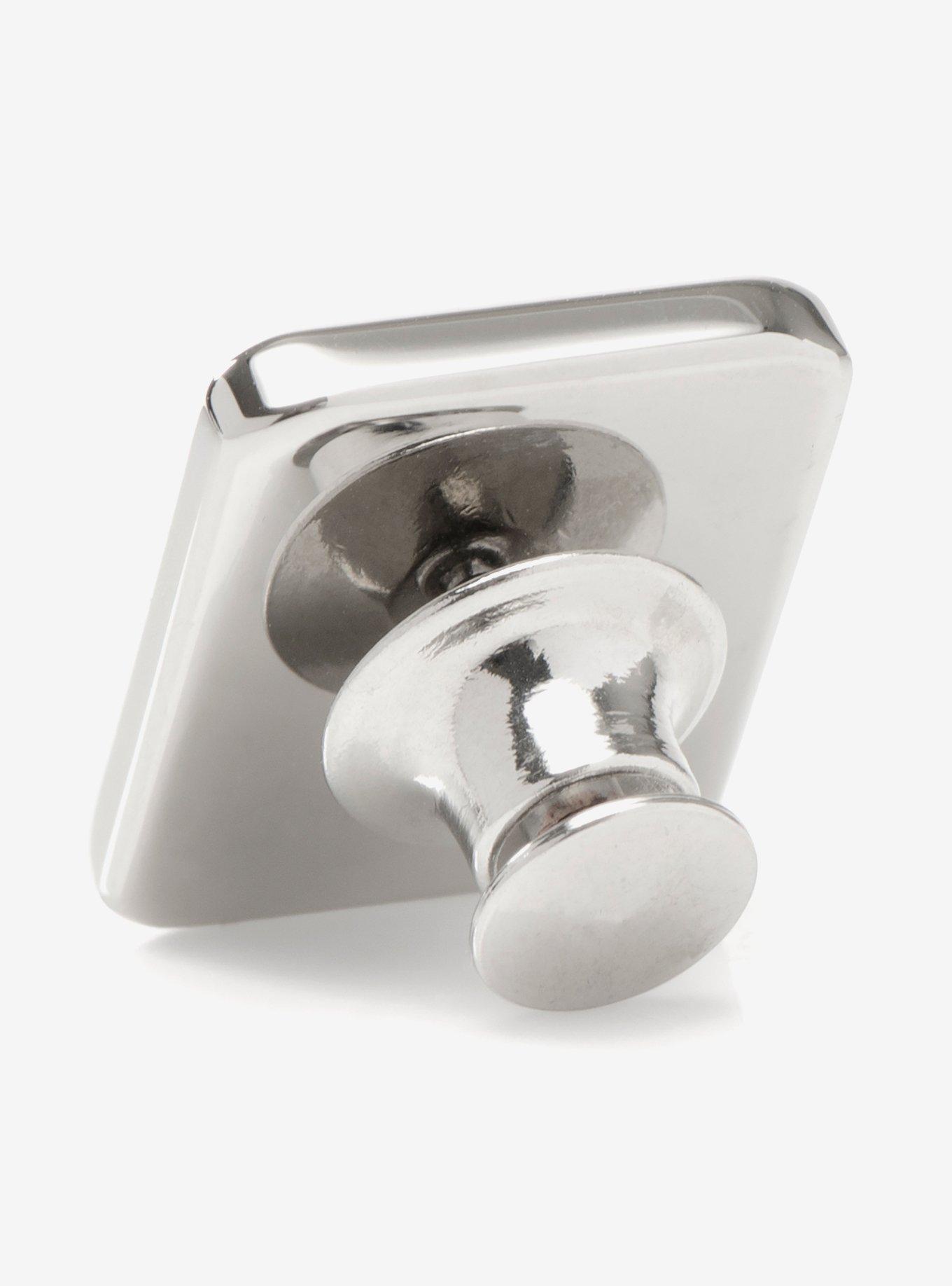 Stainless Steel Radiant Cross Lapel Pin, , hi-res