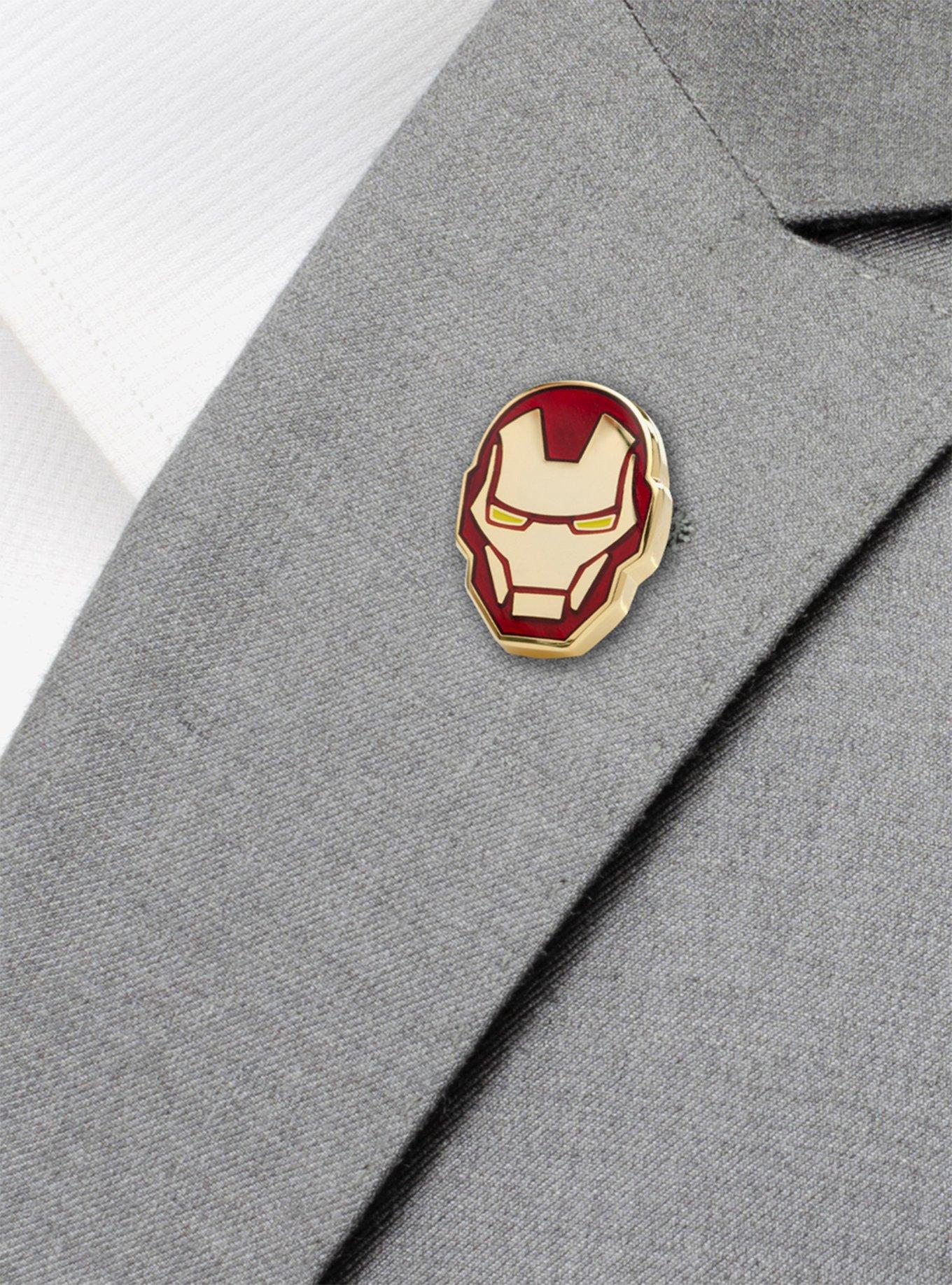 Marvel Iron Man Helmet Lapel Pin, , alternate