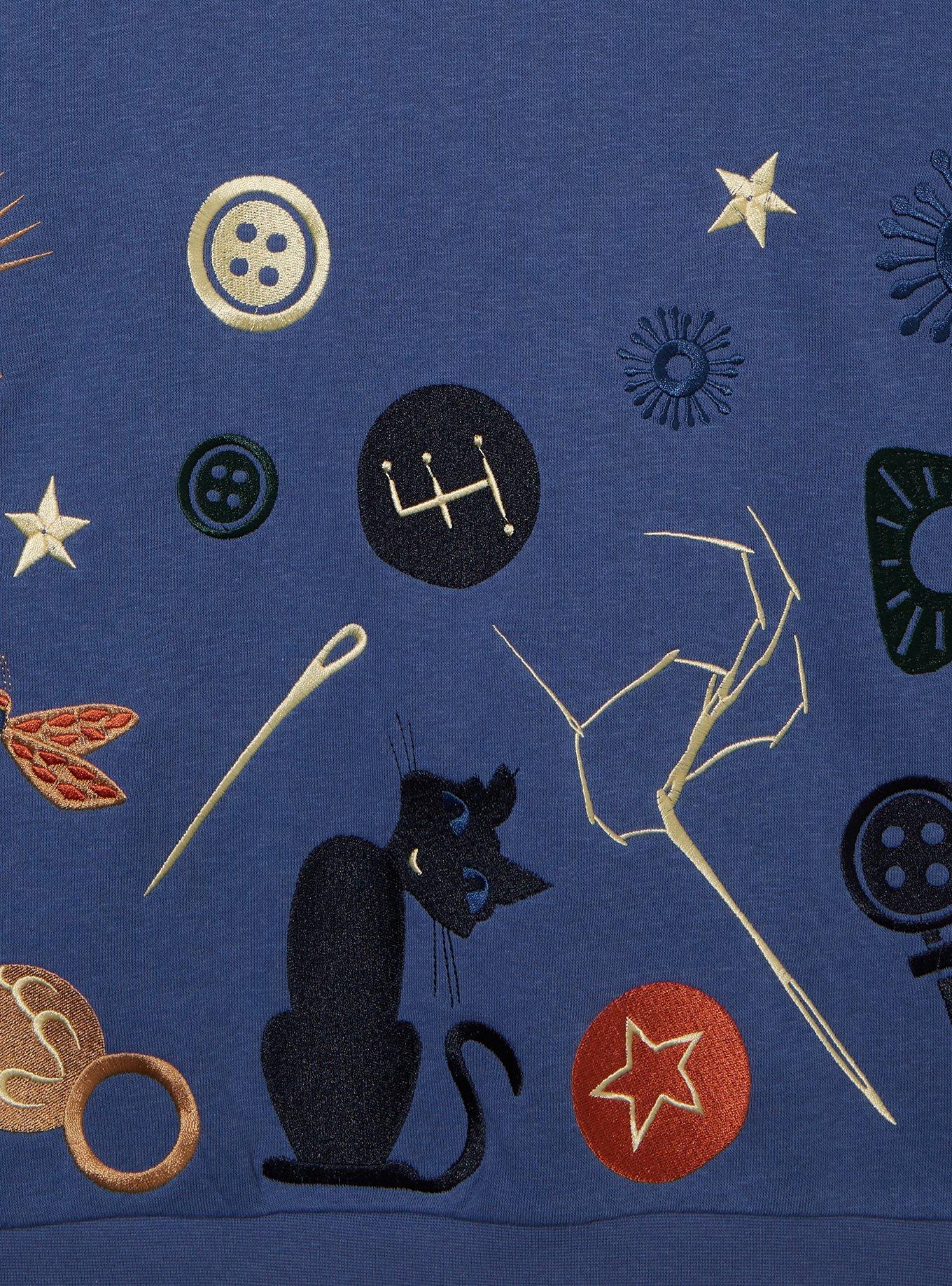 Coraline Icons Embroidered Crewneck - BoxLunch Exclusive