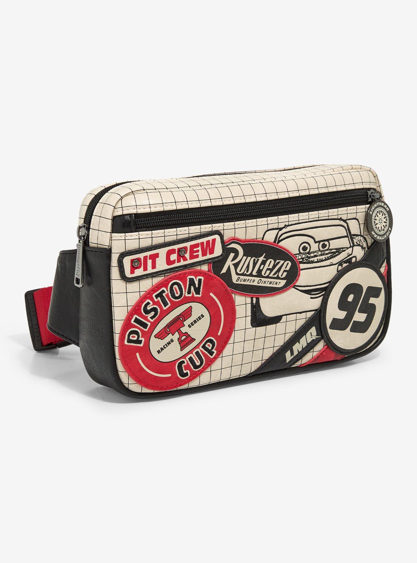 Loungefly Disney Pixar Cars Lightning McQueen Patch Sling Bag, , hi-res