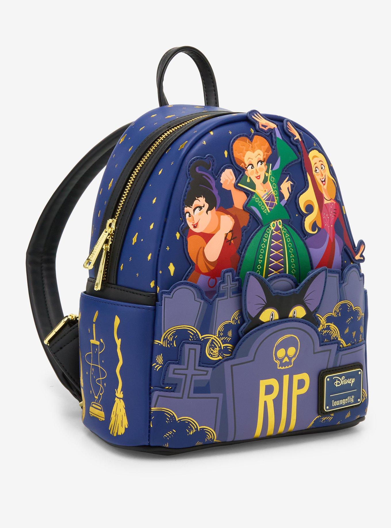 Loungefly Disney Hocus Pocus Sisters & Binx Mini Backpack, , alternate