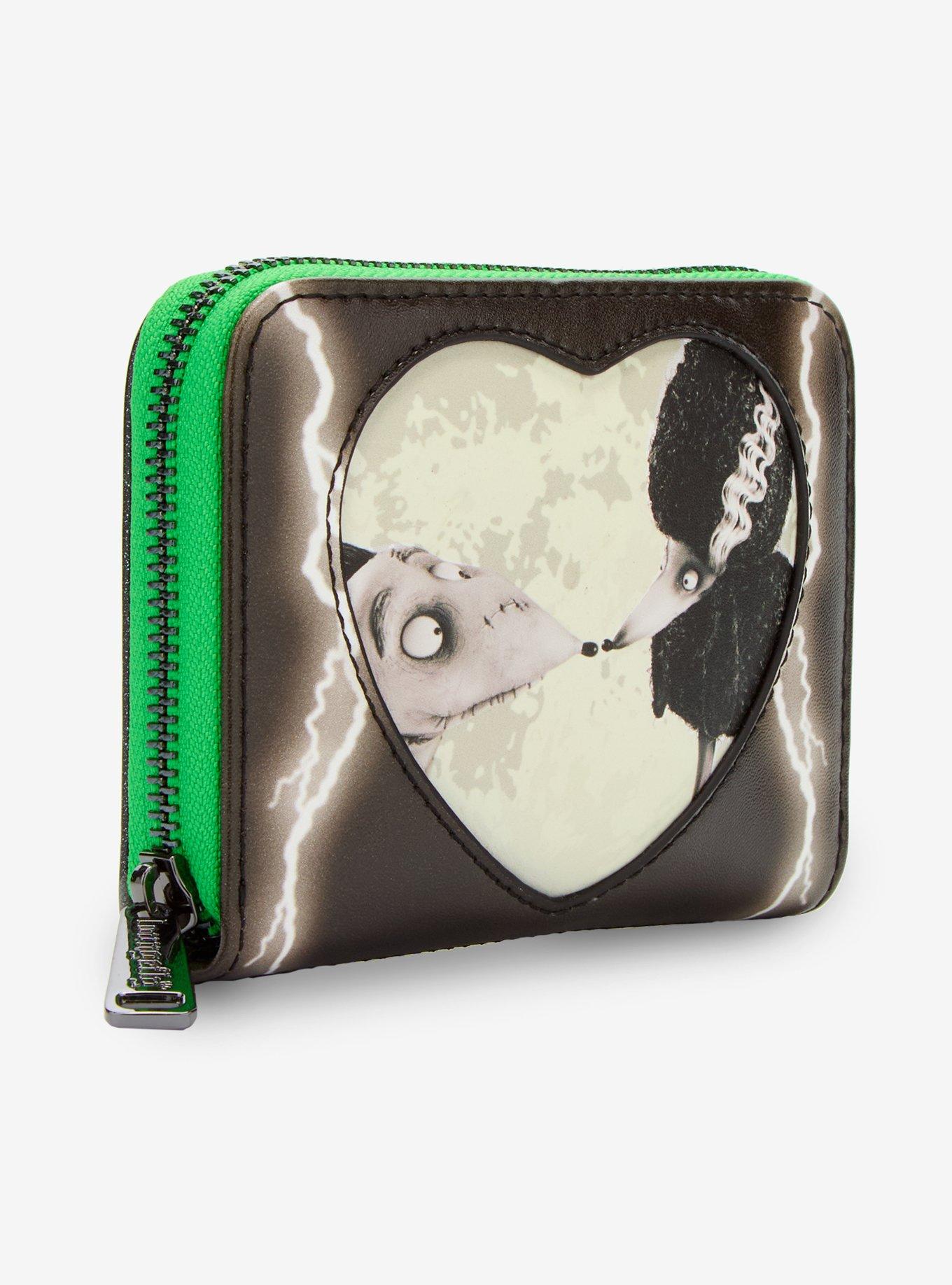 Loungefly Disney Frankenweenie Glow-In-The-Dark Mini Zipper Wallet, , alternate