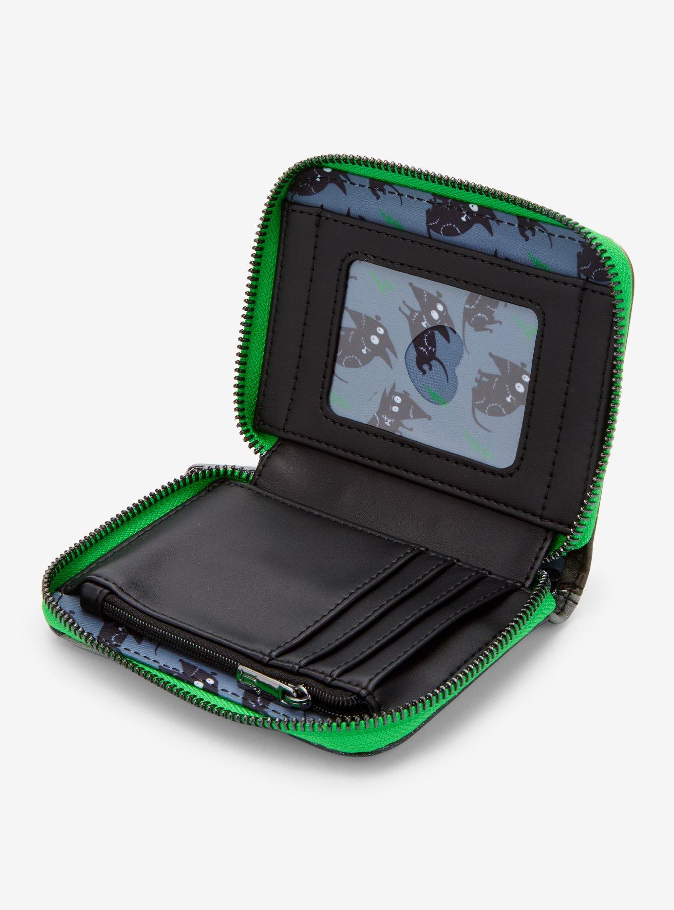 Loungefly Disney Frankenweenie Glow-In-The-Dark Mini Zipper Wallet, , alternate