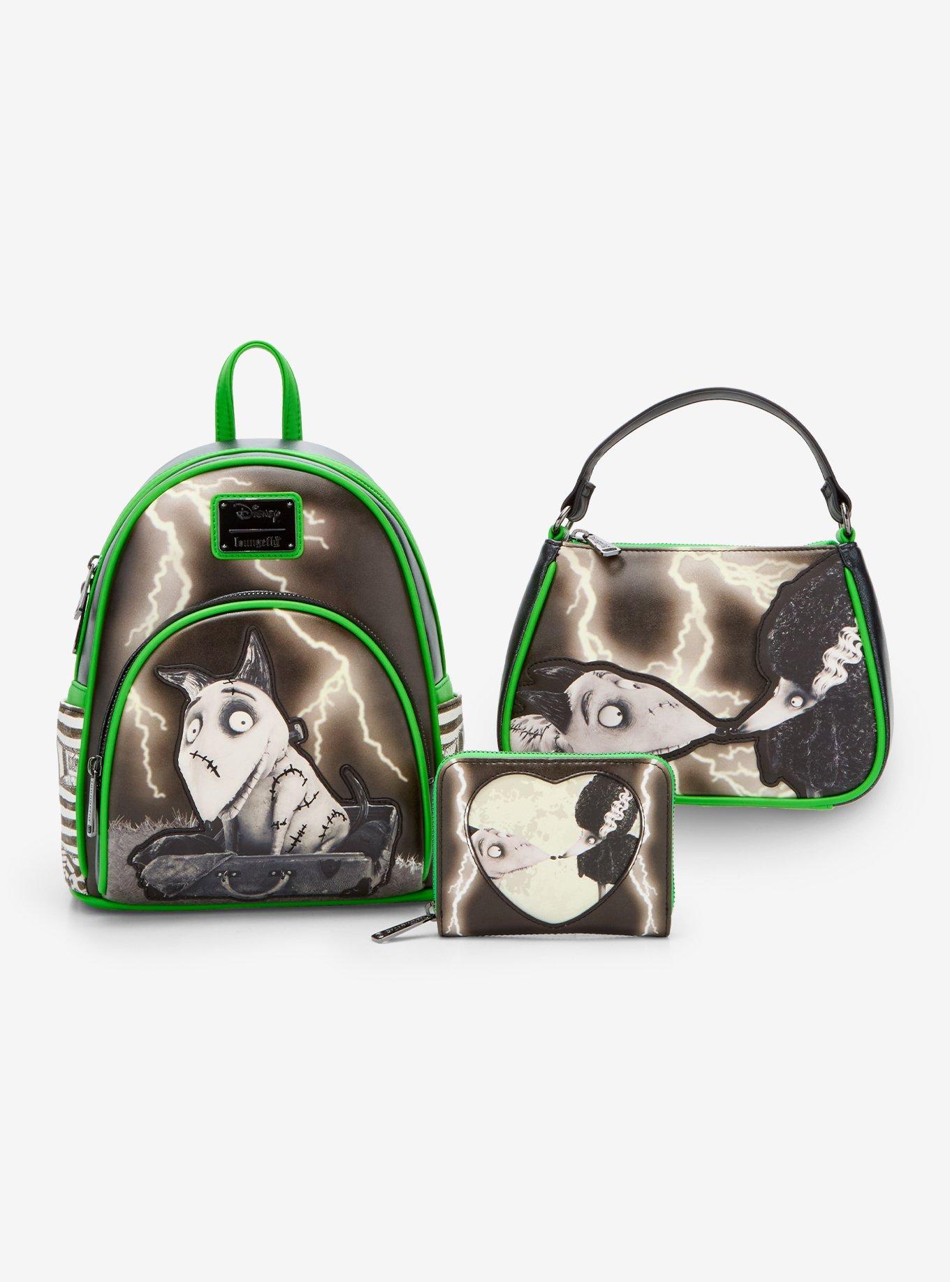 Loungefly Disney Frankenweenie Glow-In-The-Dark Mini Zipper Wallet, , alternate