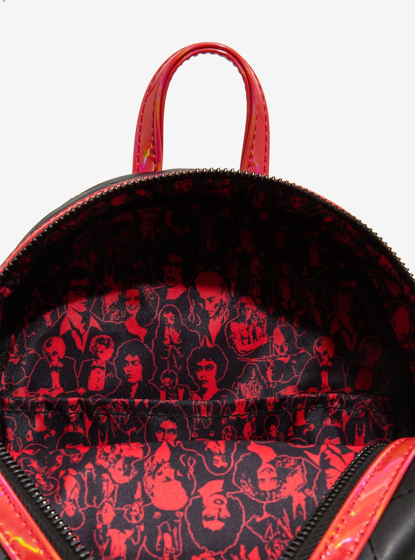 Loungefly The Rocky Horror Picture Show Lips Mini Backpack, , alternate