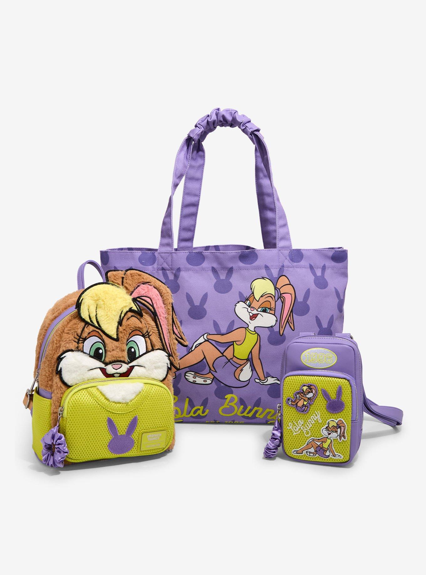Loungefly Looney Tunes Lola Bunny Tote Bag, , alternate