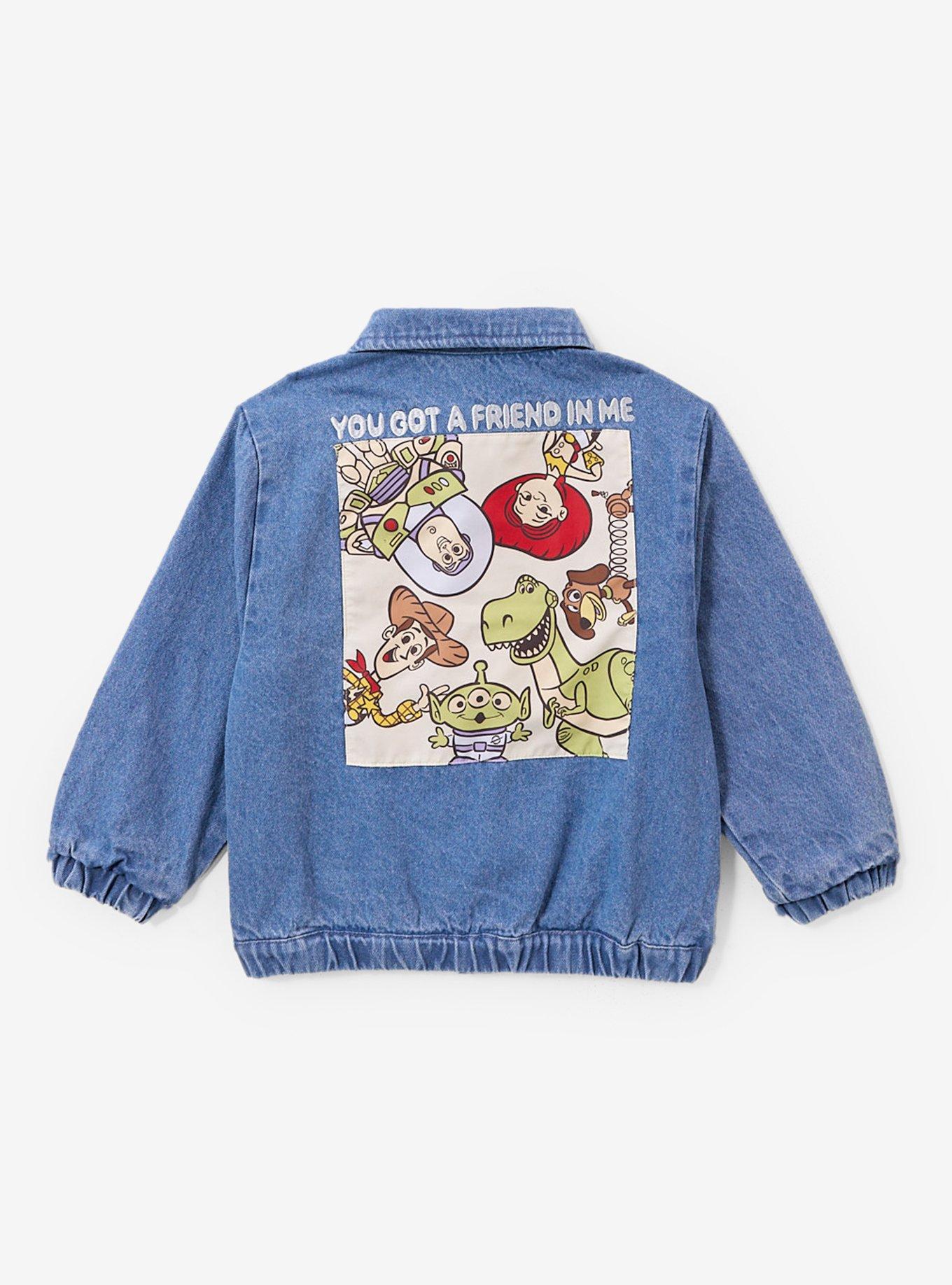 Disney Pixar Toy Story Patches Toddler Denim Jacket - BoxLunch Exclusive, , hi-res