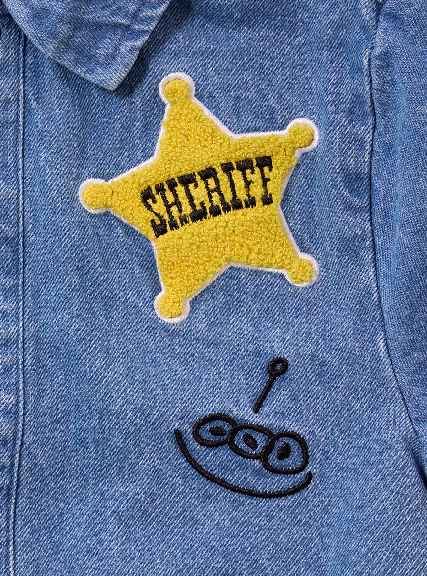 Disney Pixar Toy Story Patches Toddler Denim Jacket - BoxLunch Exclusive, MEDIUM WASHED DENIM, alternate