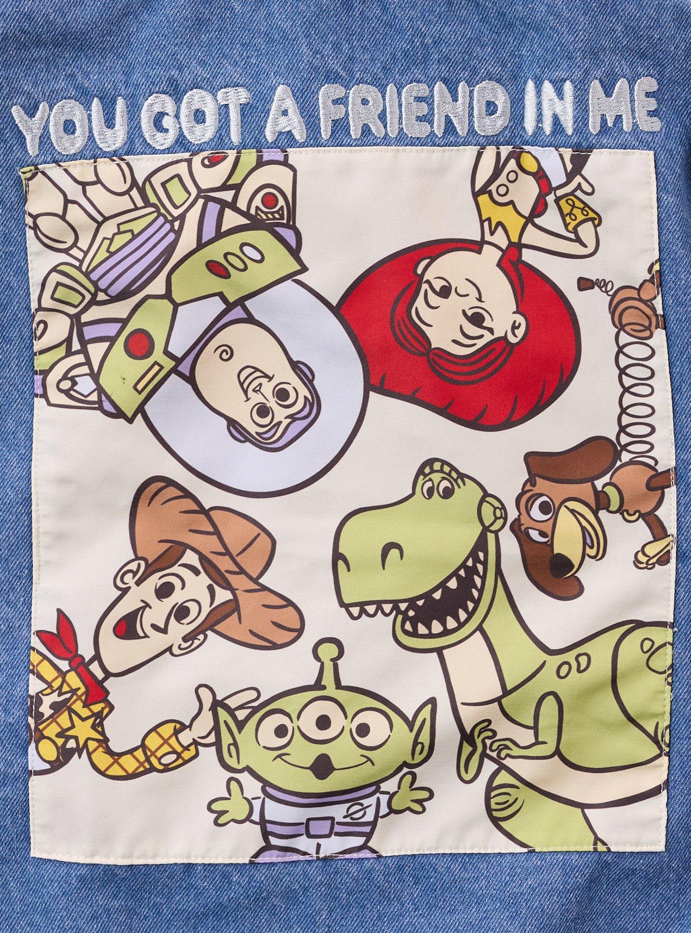 Disney Pixar Toy Story Patches Toddler Denim Jacket - BoxLunch Exclusive, MEDIUM WASHED DENIM, alternate