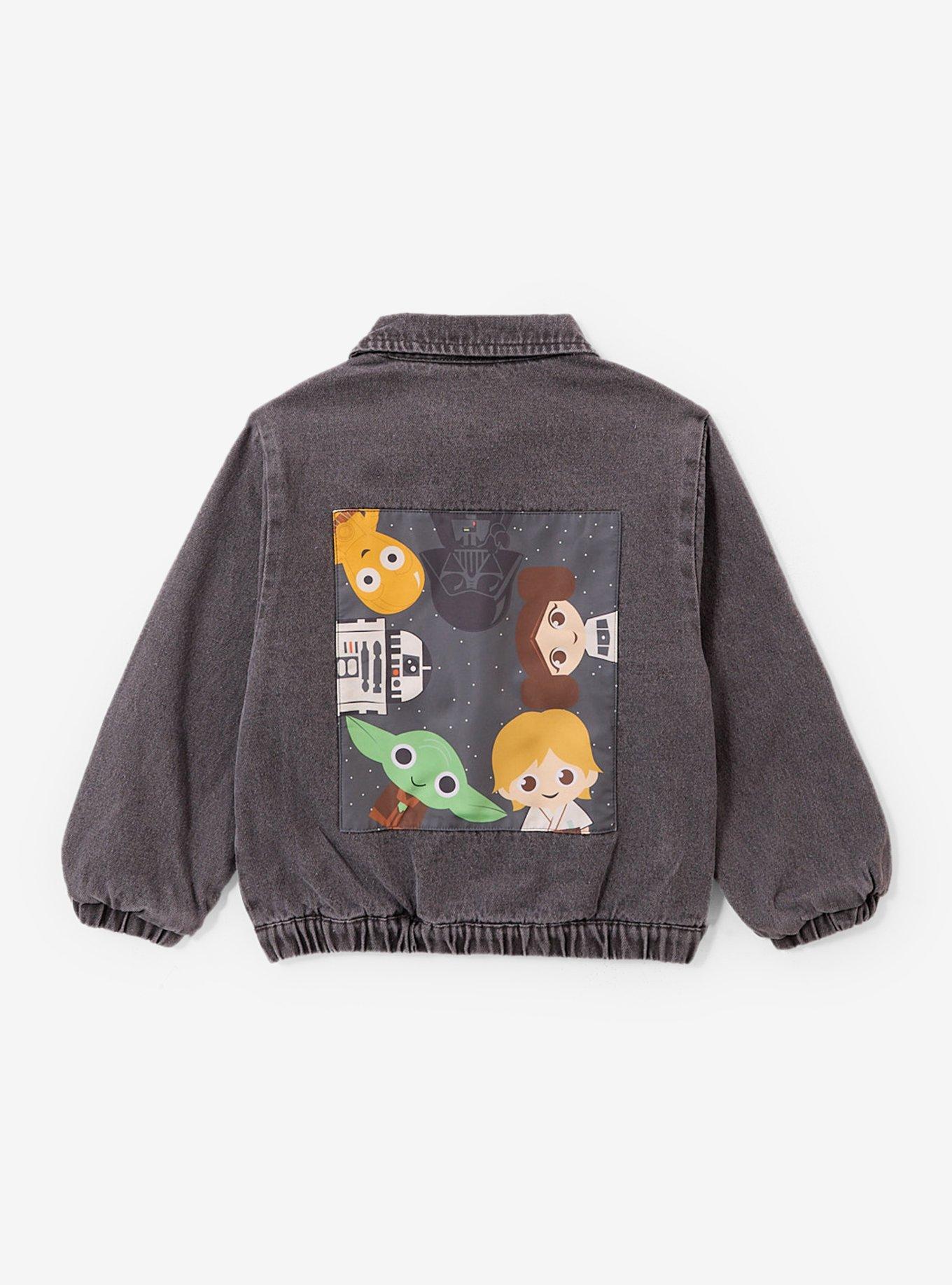 Star Wars Character Patches Toddler Denim Jacket - BoxLunch Exclusive, , hi-res