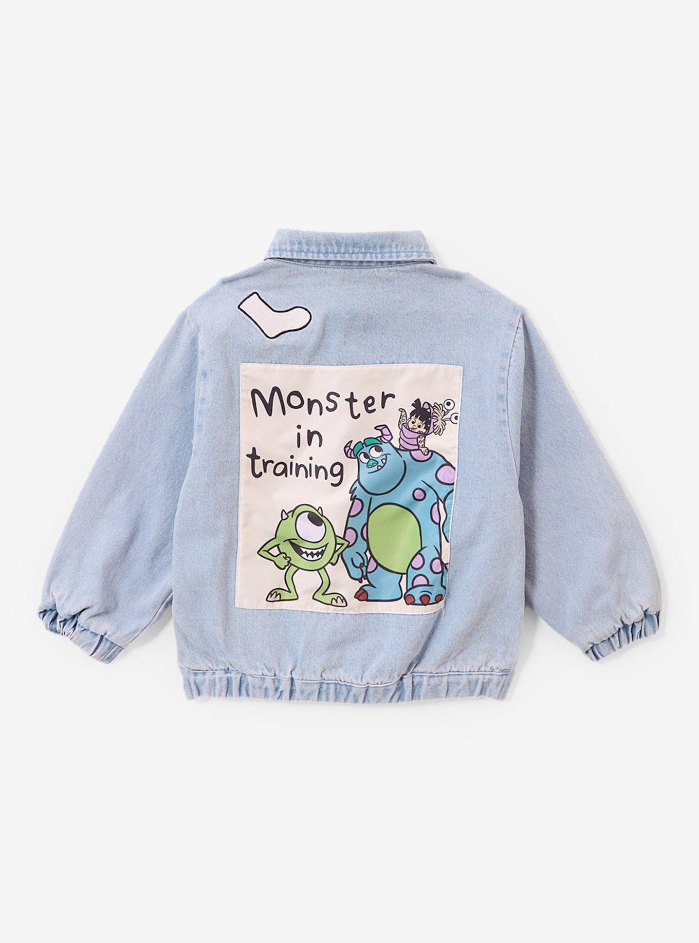 Disney Pixar Monsters, Inc. Patches Toddler Denim Jacket - BoxLunch Exclusive, , hi-res