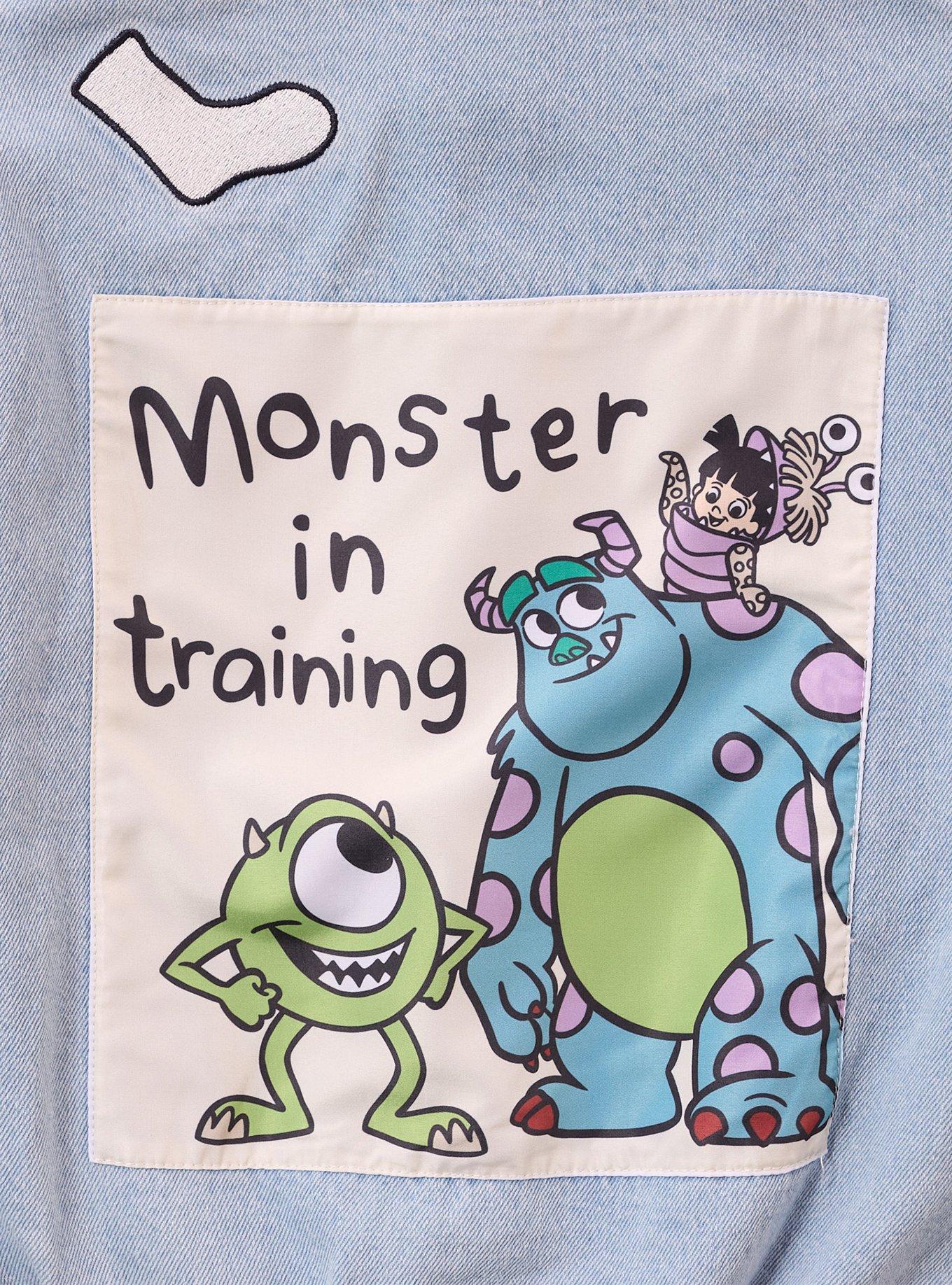 Disney Pixar Monsters, Inc. Patches Toddler Denim Jacket - BoxLunch Exclusive, DENIM, alternate