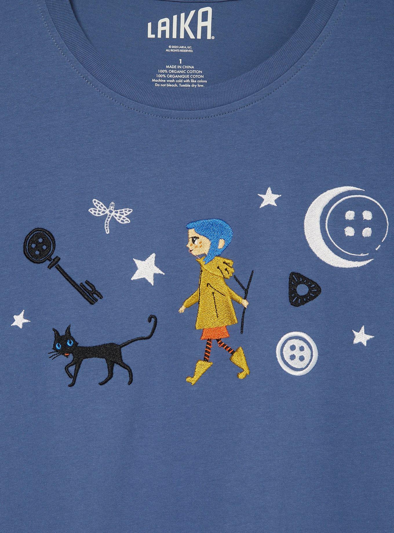 Coraline Icons Women's Plus Size T-Shirt — BoxLunch Exclusive, , hi-res