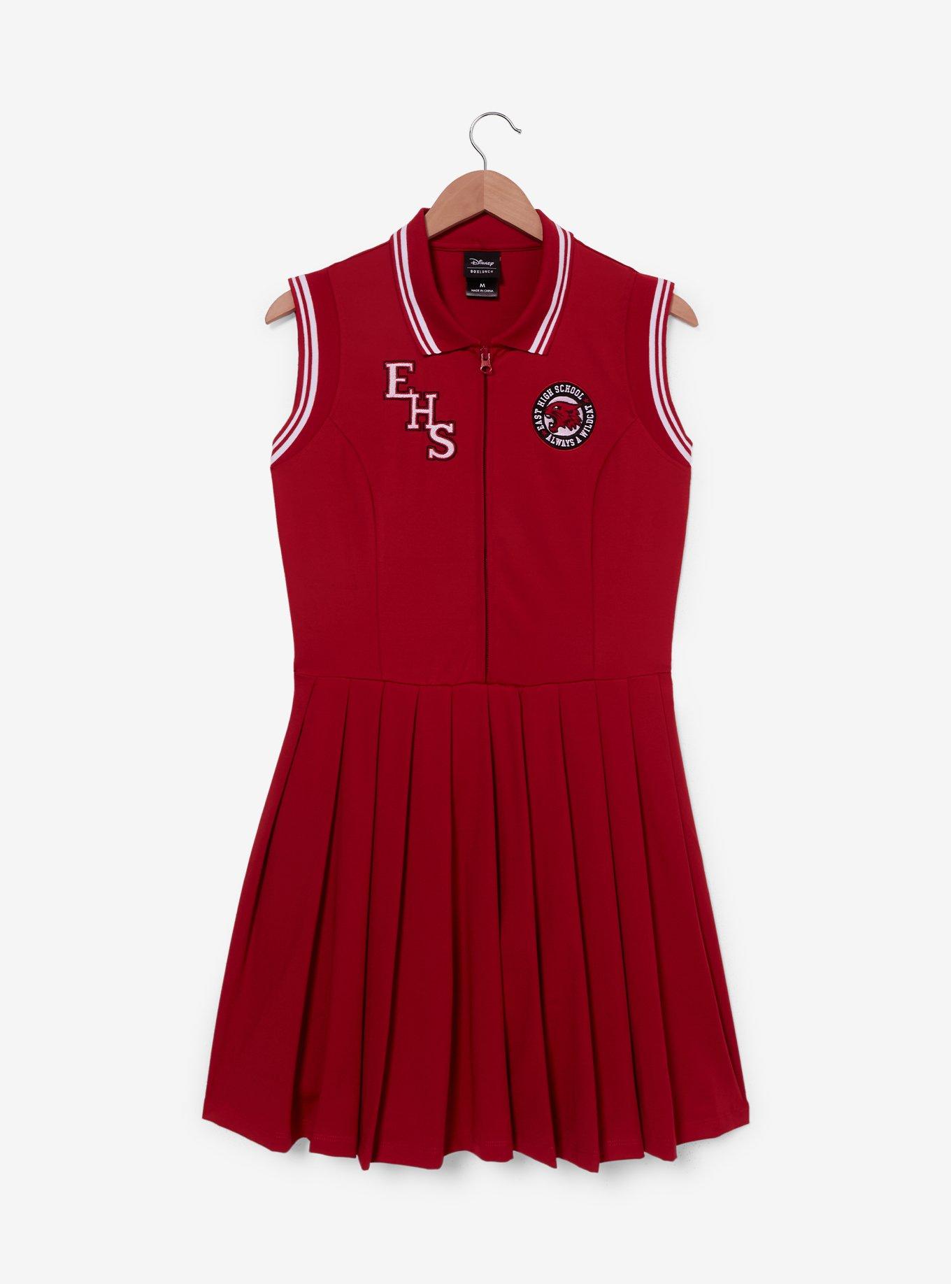 High School Musical East High Plus Size Active Dress — BoxLunch Exclusive, RED, alternate