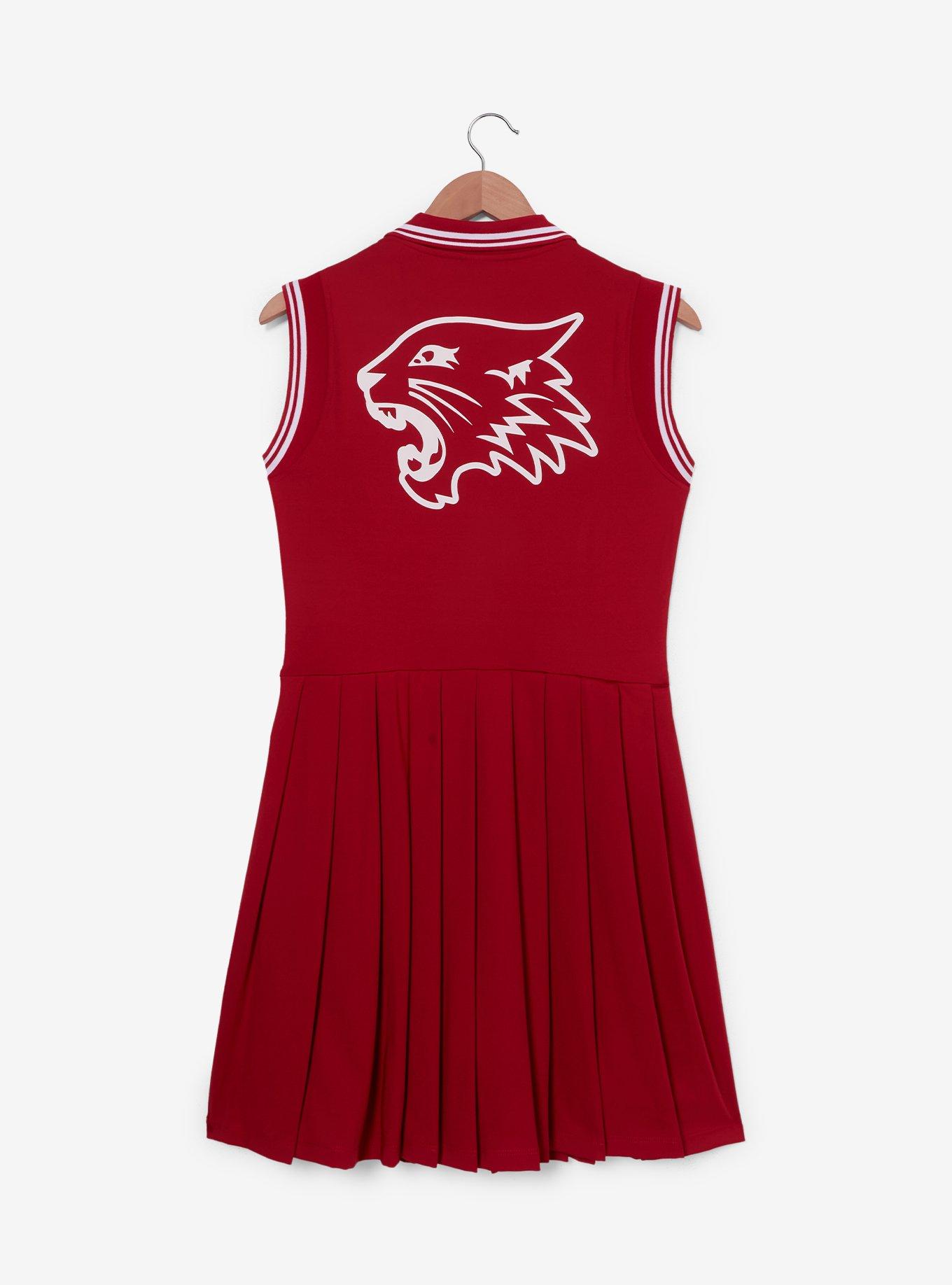 High School Musical East High Plus Size Active Dress — BoxLunch Exclusive, RED, alternate