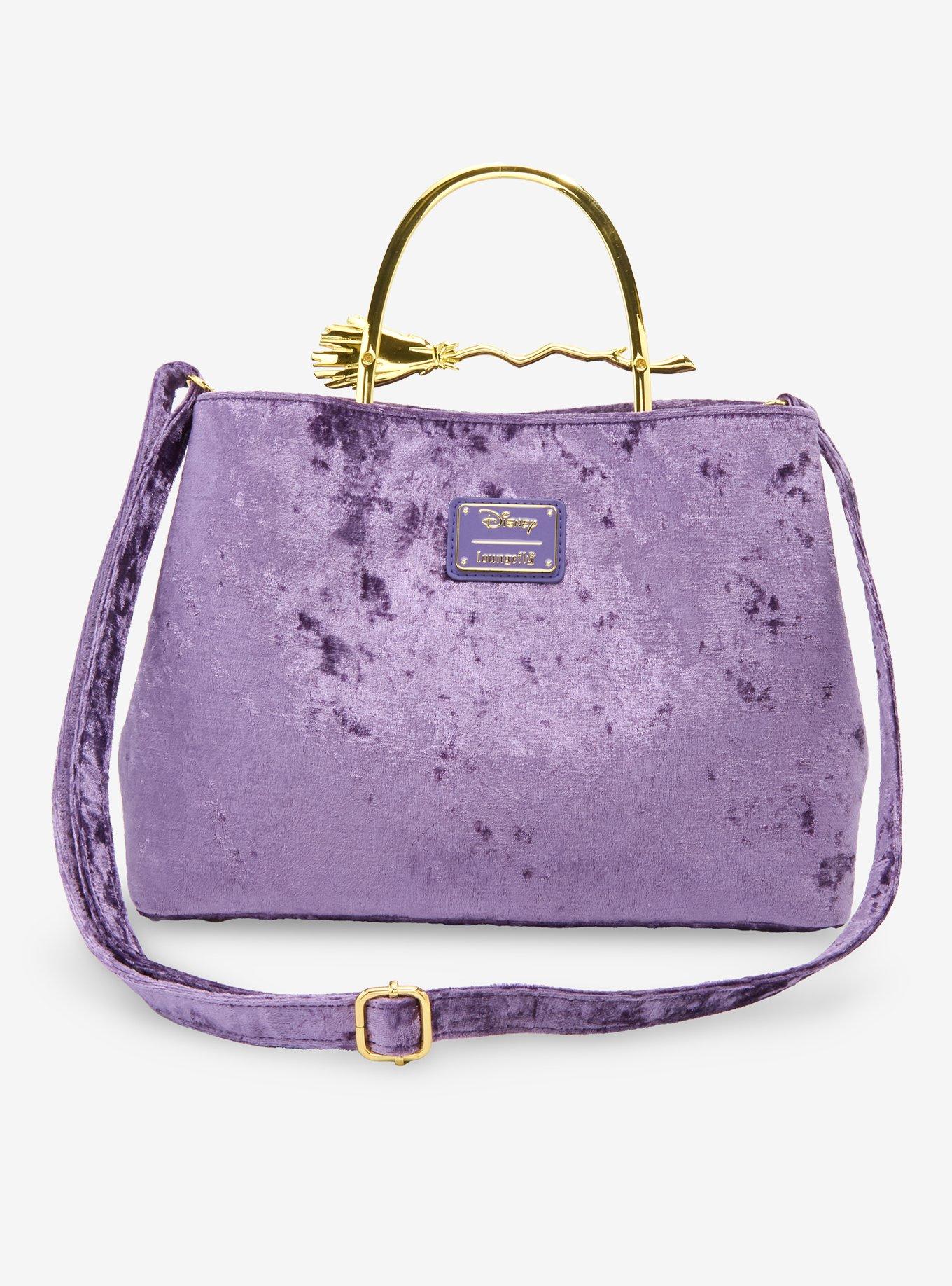 Loungefly Disney Hocus Pocus Binx Broomstick Satchel Bag, , alternate