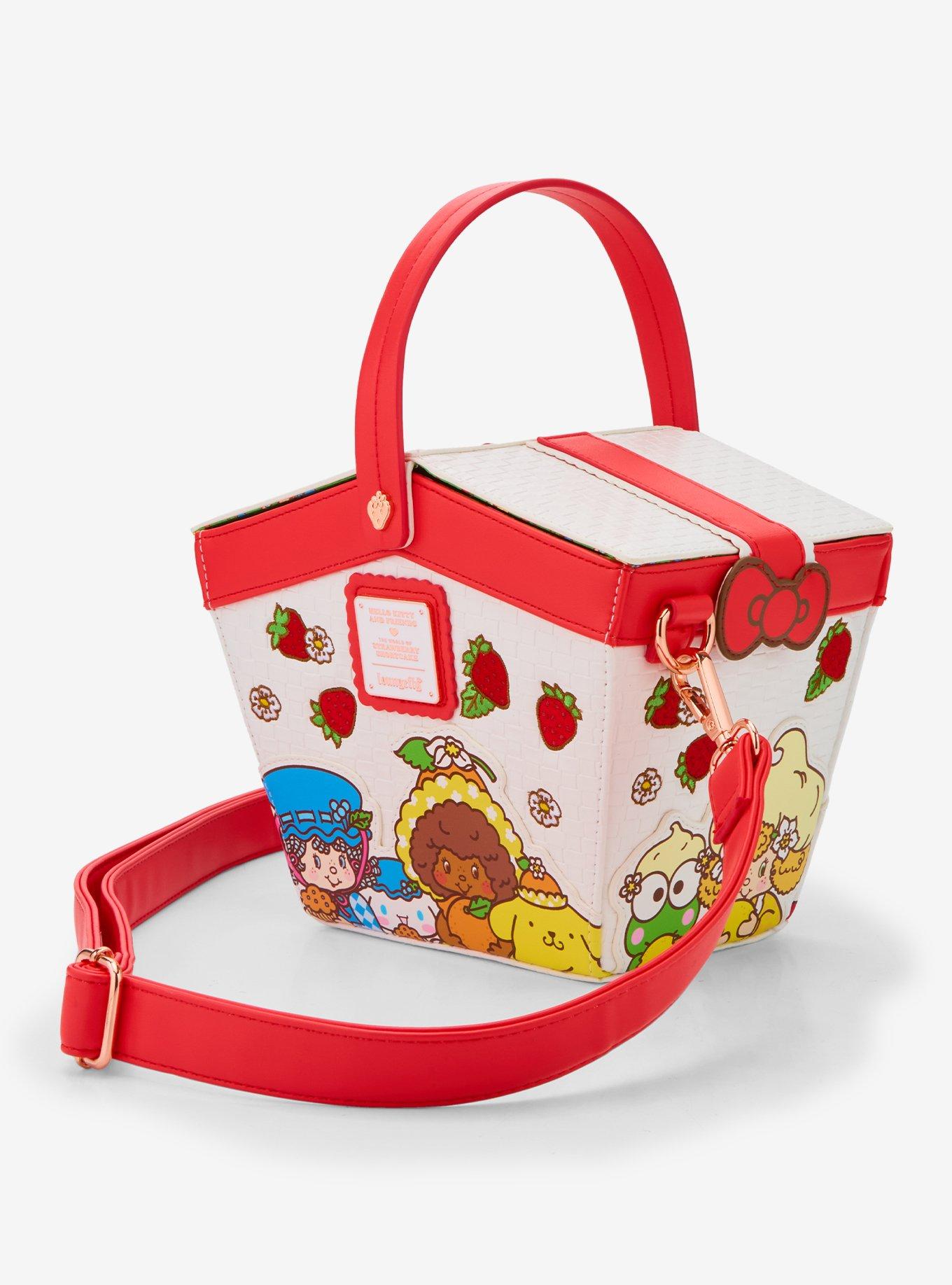 Hello Kitty And Friends X Strawberry Shortcake Picnic Basket Crossbody Bag, , hi-res