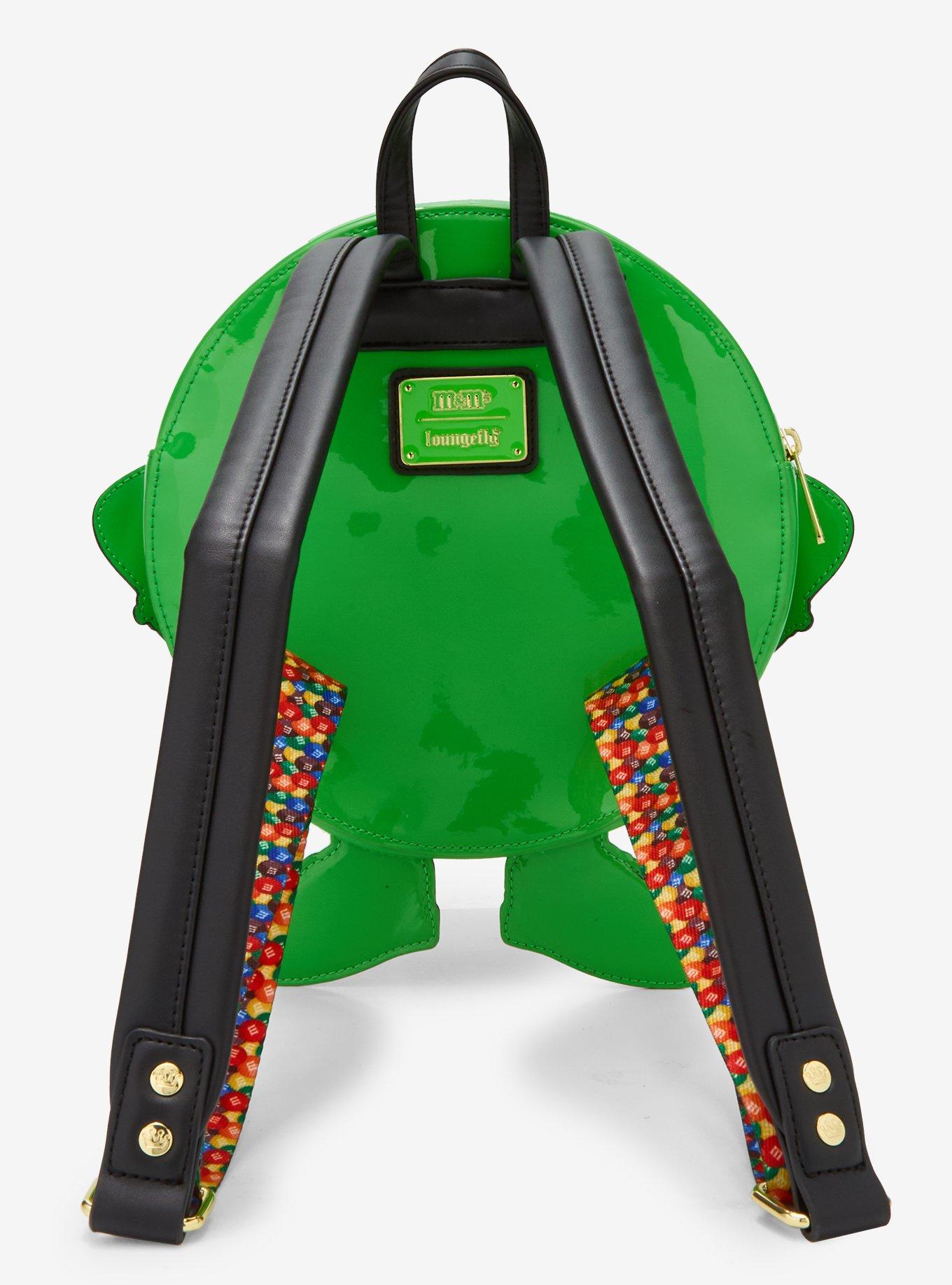 Loungefly M&M's Green M&M Figural Mini Backpack, , alternate