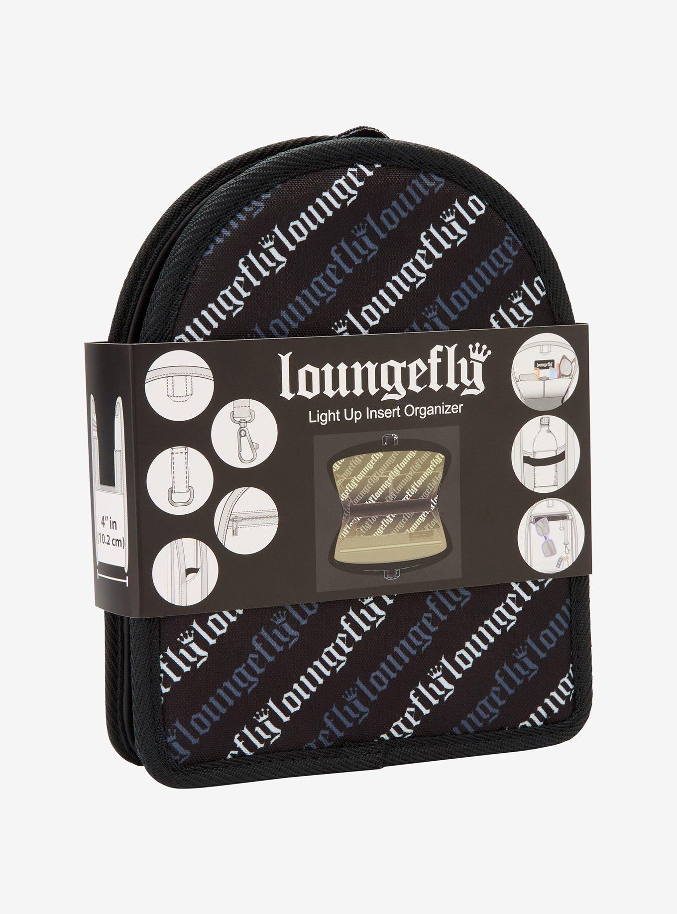 Loungefly Logo Light-Up Mini Backpack Organizer, , hi-res