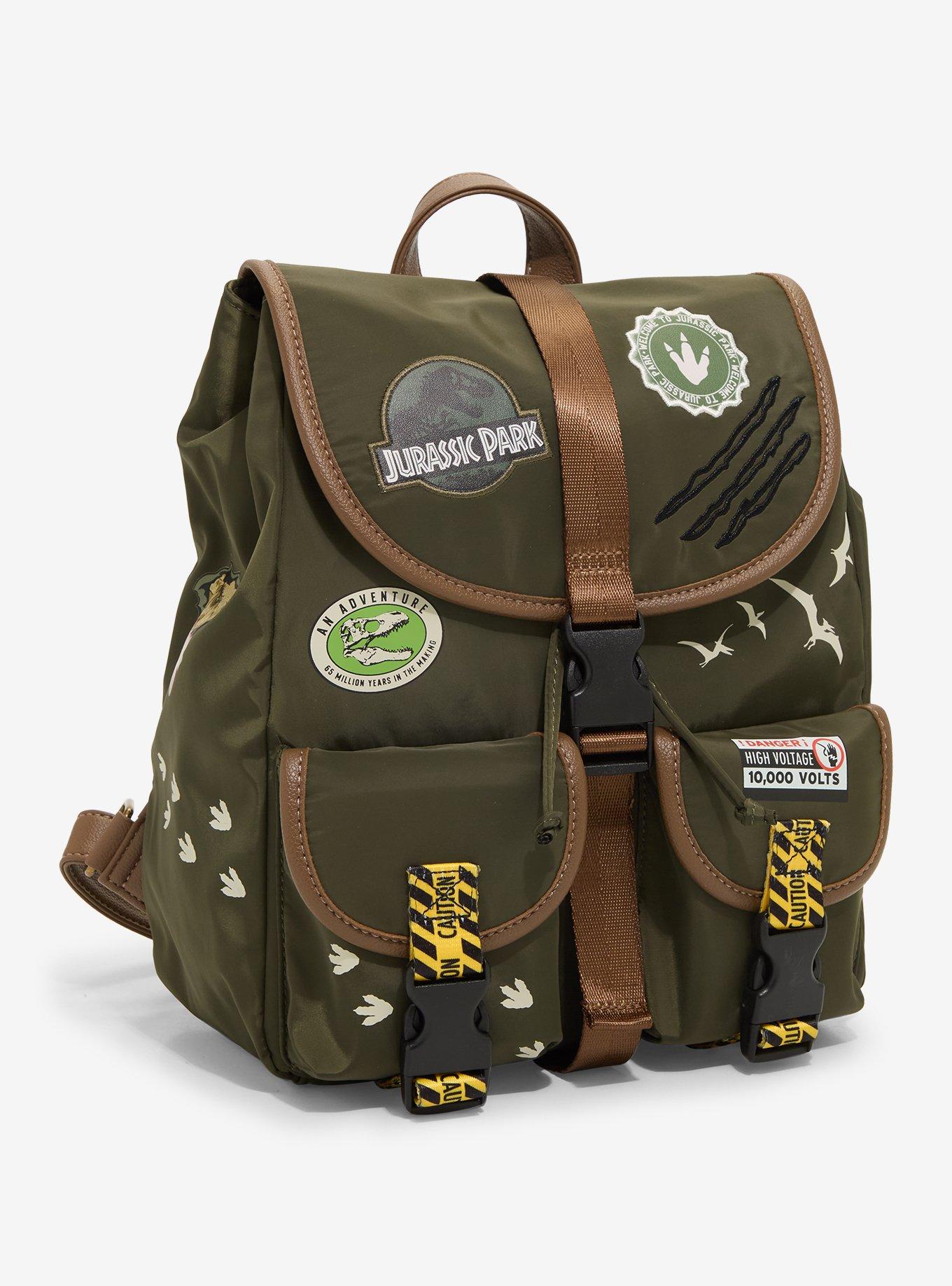 Jurassic Park Patches Slouch Mini Backpack, , hi-res