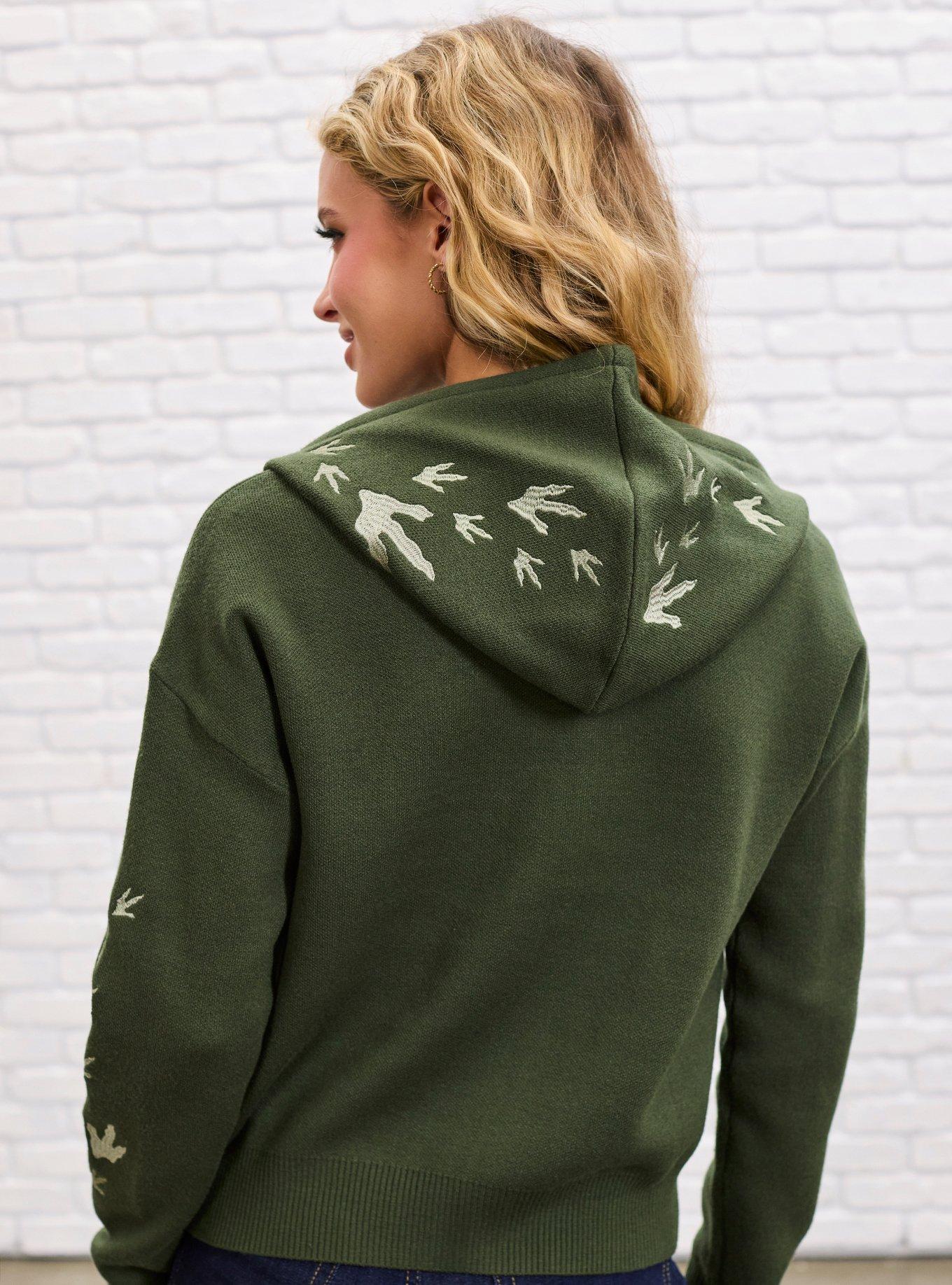 Her Universe Jurassic Park Knit Hoodie Her Universe Exclusive, , hi-res