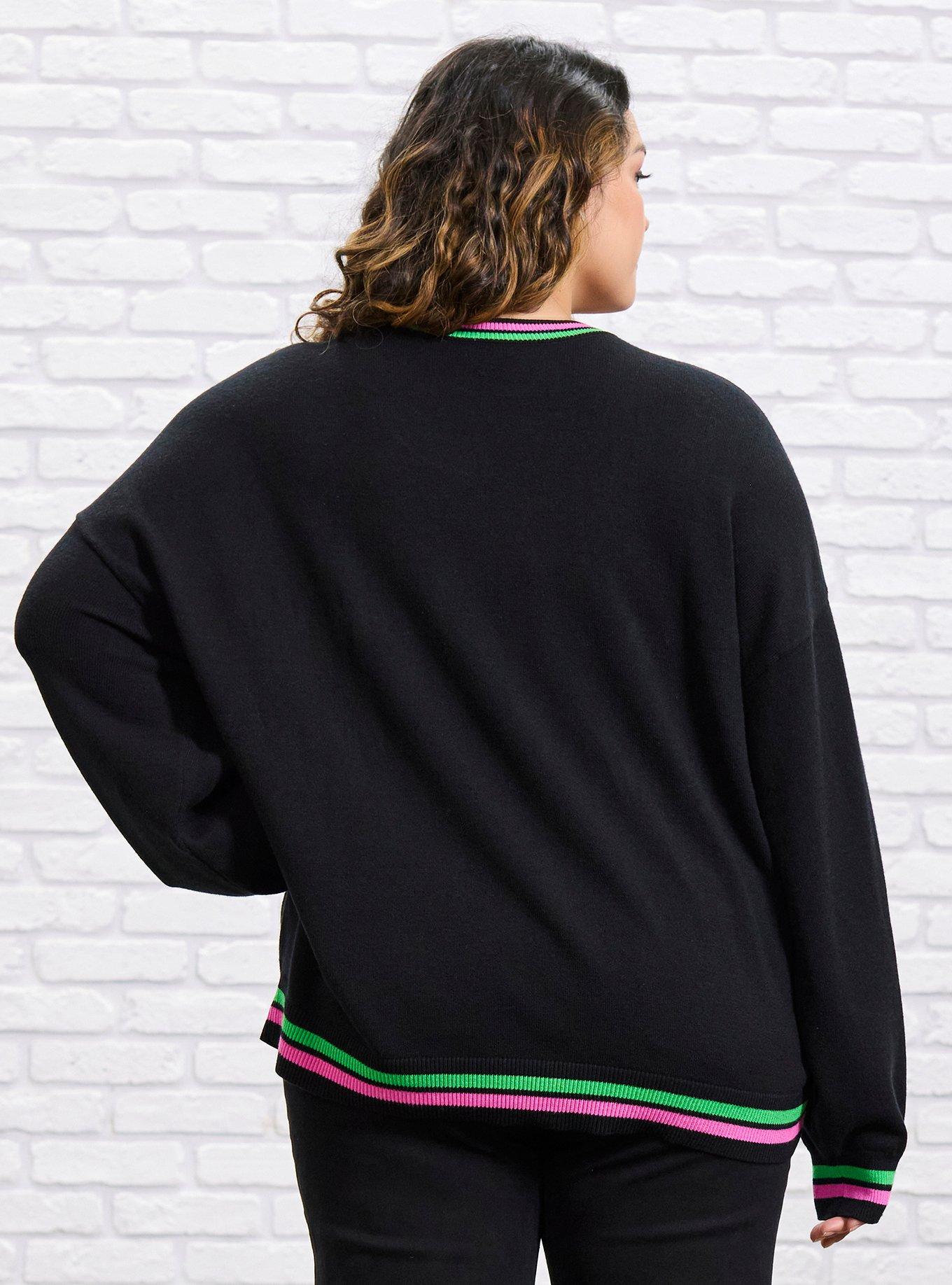 Her Universe Wicked Reversible Sequins Sweater Plus Size Her Universe Exclusive, MULTI, alternate