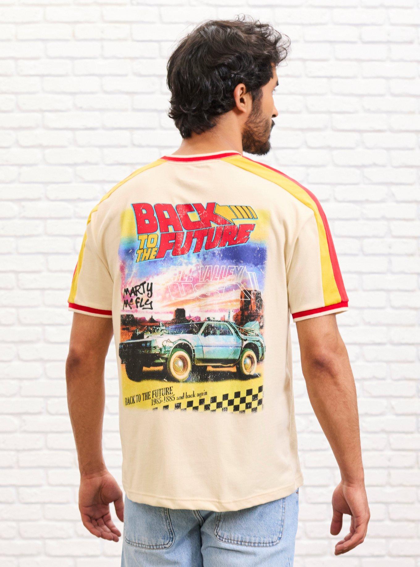 Our Universe Back To The Future Retro Stripe T-Shirt Our Universe Exclusive, , hi-res