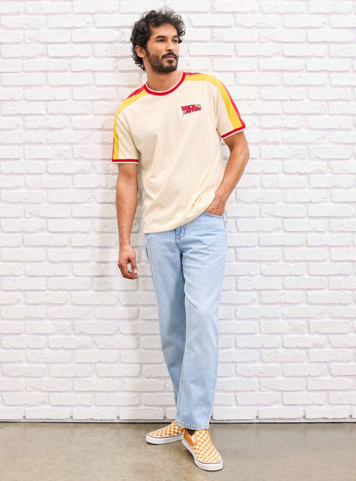 Our Universe Back To The Future Retro Stripe T-Shirt Our Universe Exclusive, MULTI, alternate