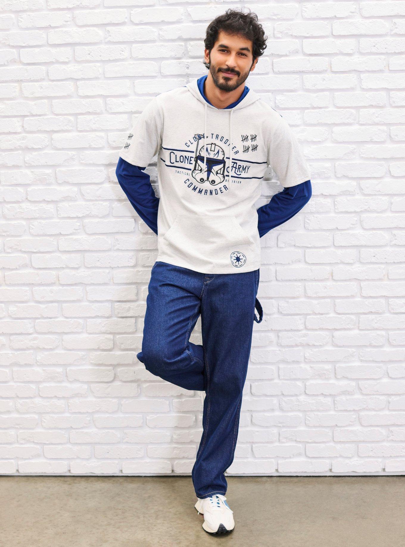 Our Universe Star Wars Captain Rex Hooded Long-Sleeve Twofer Our Universe Exclusive, , hi-res
