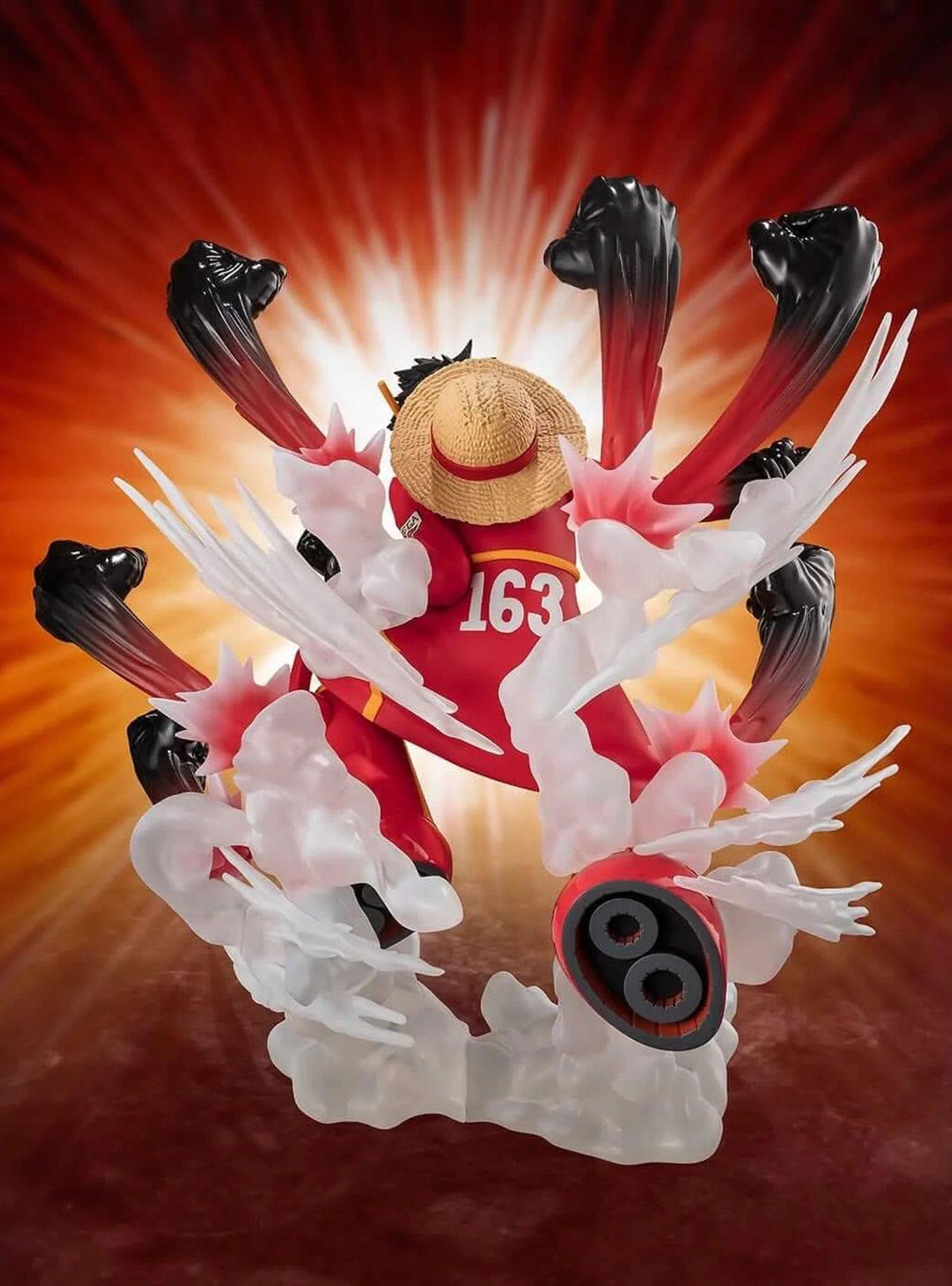Bandai Spirits One Piece FiguartsZERO Extra Battle Monkey D. Luffy (Gum Gum Hawk Gatling) Figure, , alternate