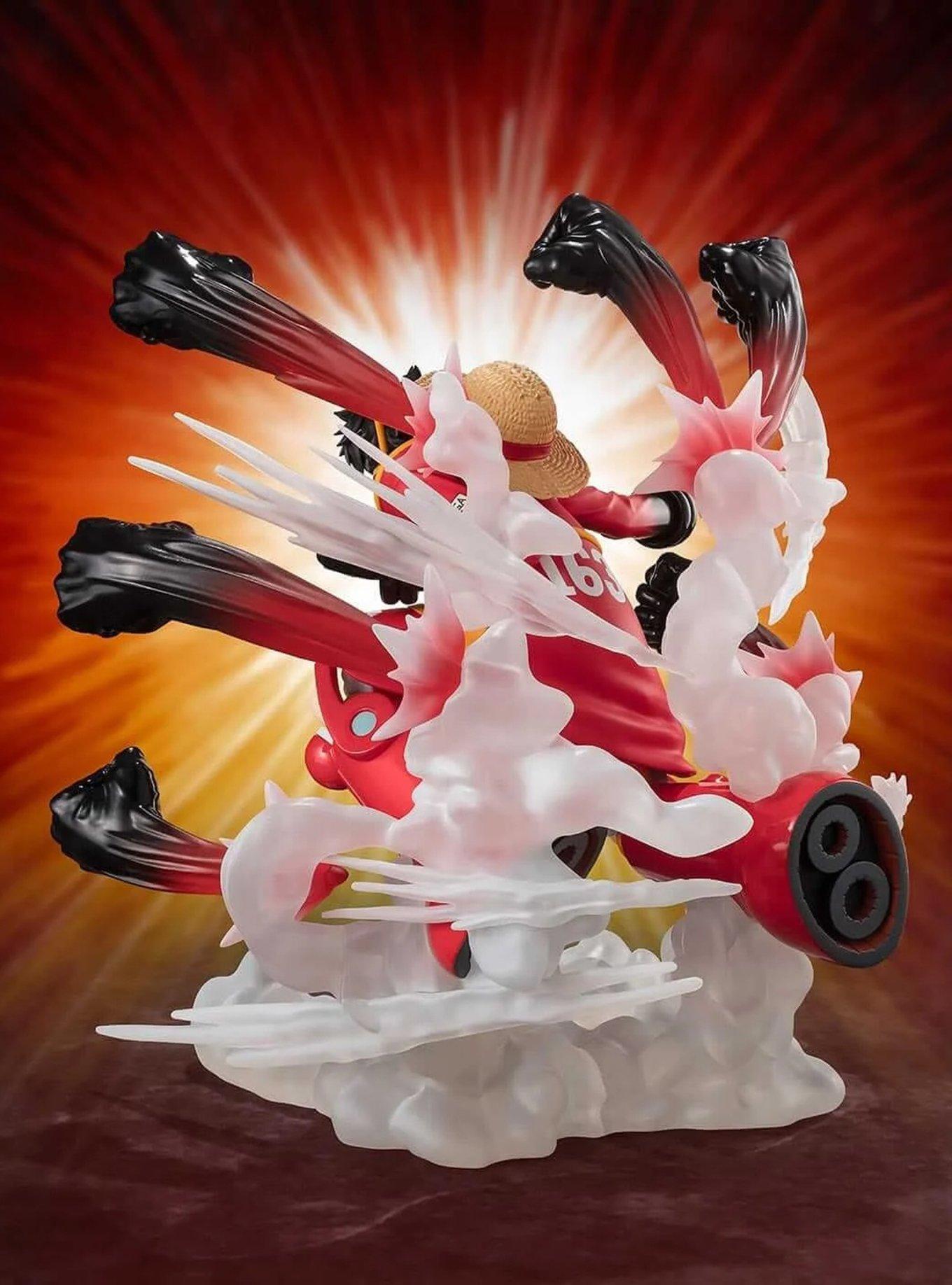 Bandai Spirits One Piece FiguartsZERO Extra Battle Monkey D. Luffy (Gum Gum Hawk Gatling) Figure, , alternate