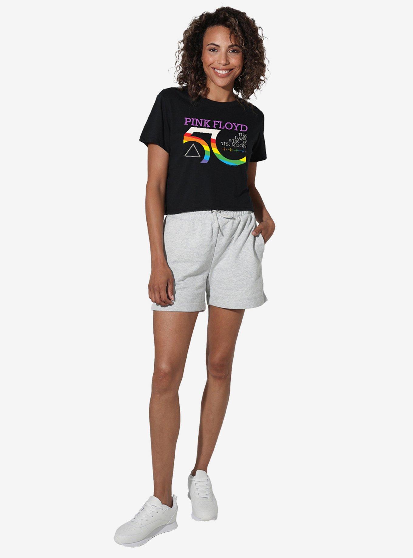 Pink Floyd 50th Logo Girls Crop Top T-Shirt, , hi-res