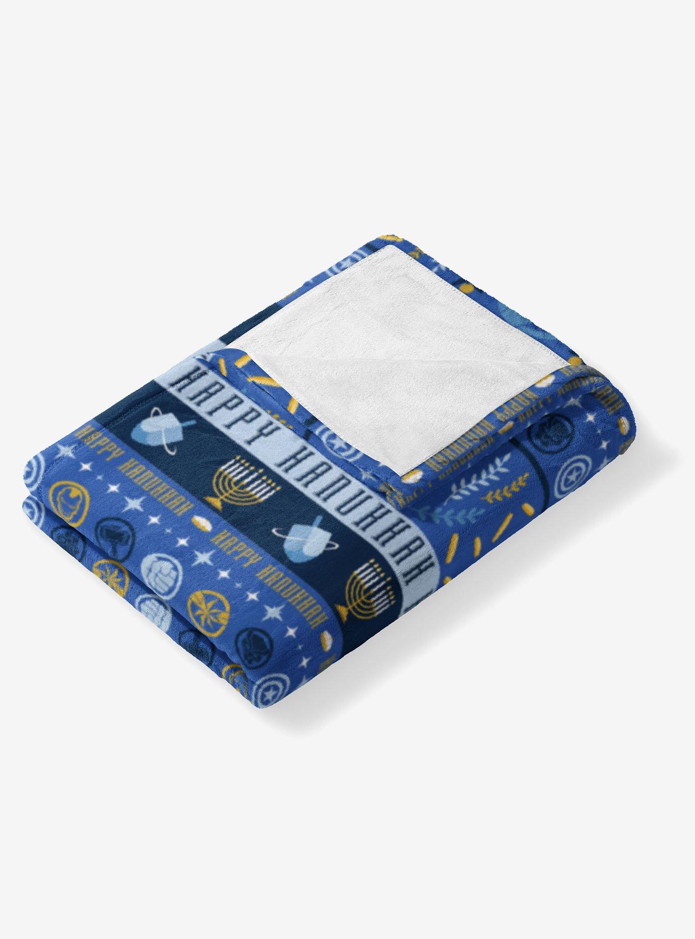 Marvel Avengers Hanukkah 50x60" Silk Touch Throw Blanket, , alternate