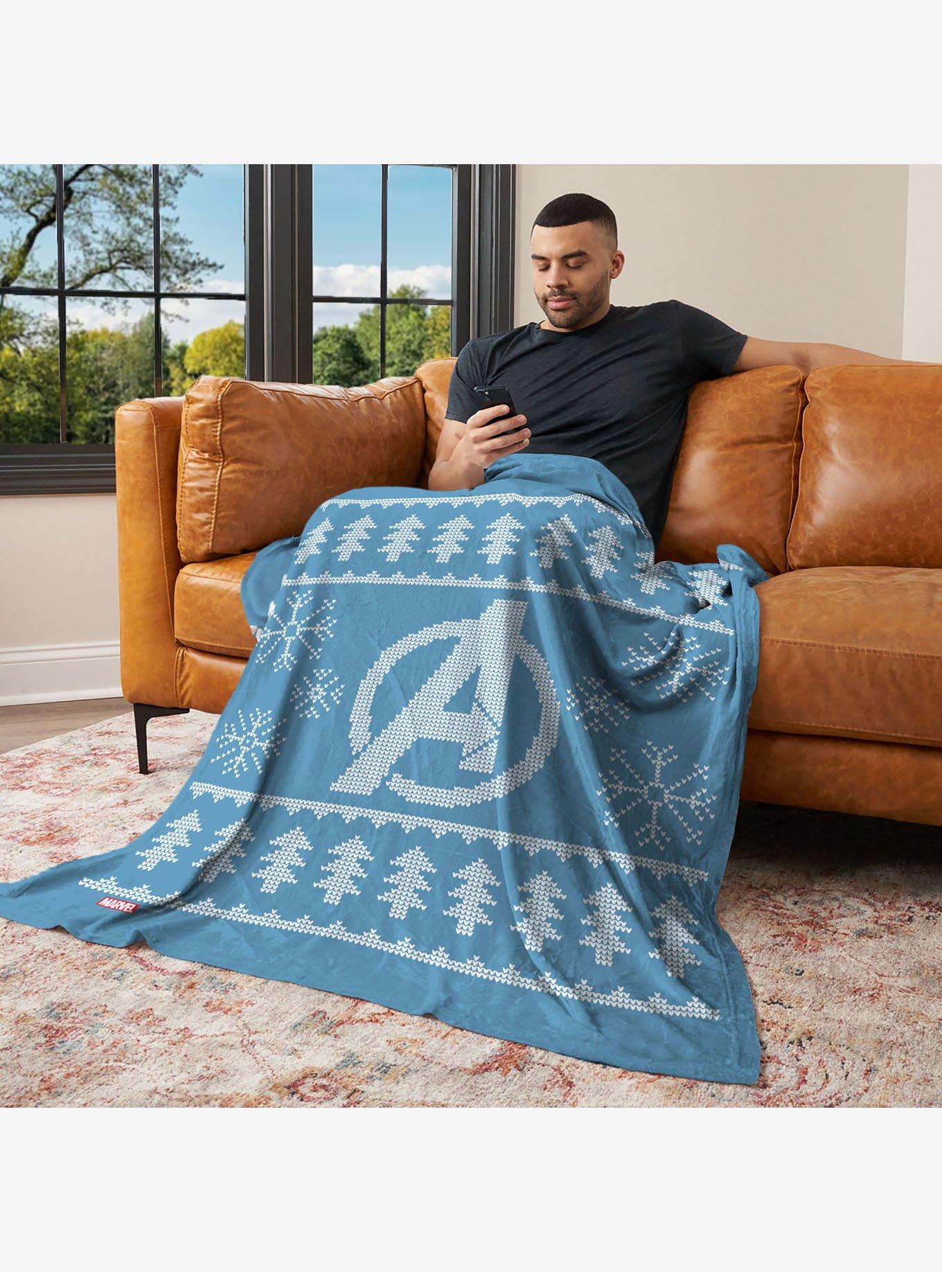 Marvel Avengers Sweater 50x60" Silk Touch Throw Blanket, , alternate