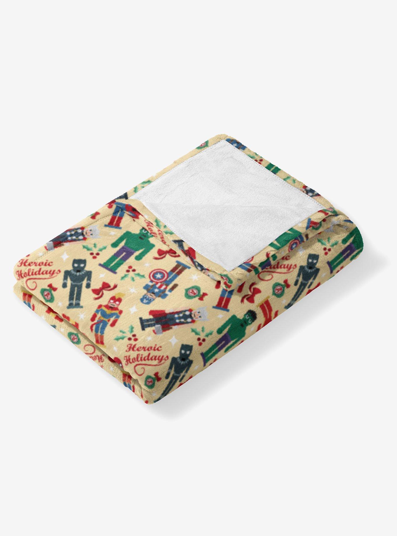 Marvel Avengers Heroic Holiday 50x60" Silk Touch Throw Blanket, , alternate