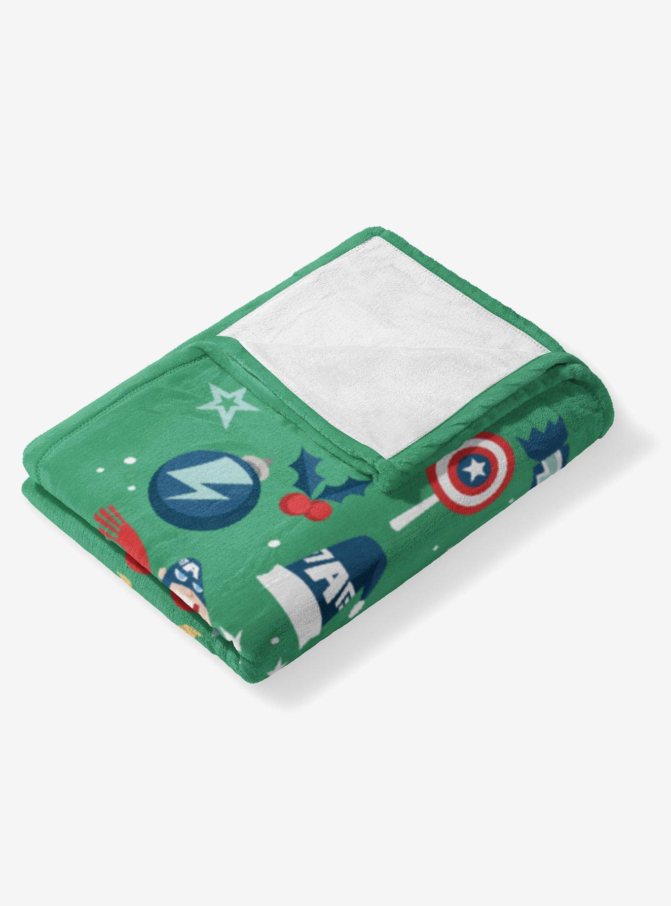 Marvel Avengers Powerful Christmas 50x60" Silk Touch Throw Blanket, , alternate