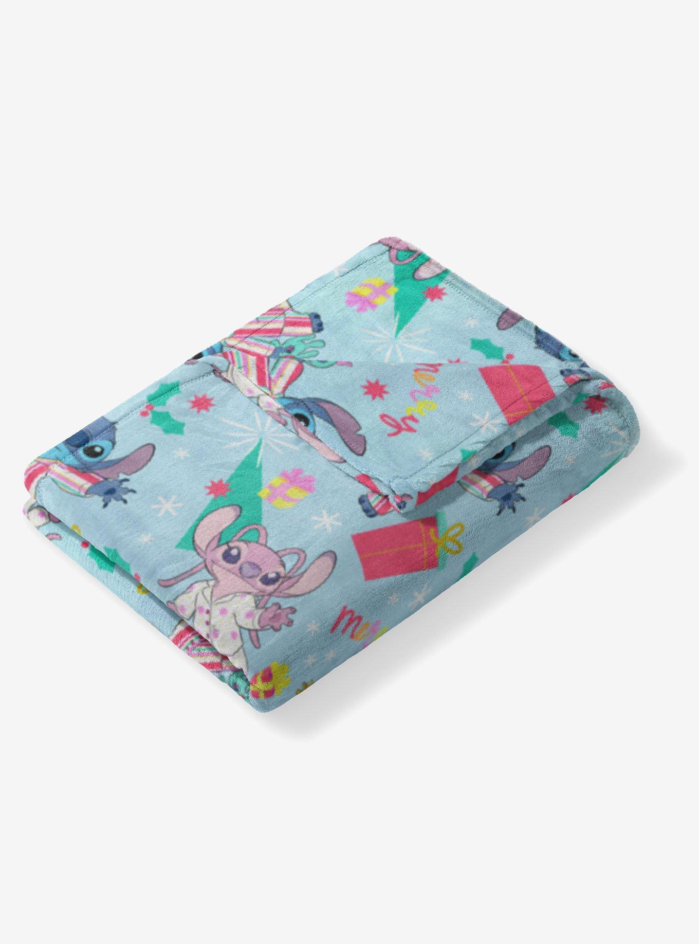 Disney Lilo & Stitch Holiday Jammies Hugger Pillow & Throw Blanket Set, , alternate - view 3