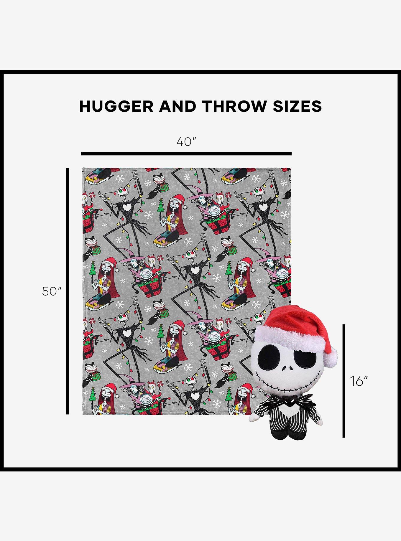 Disney Nightmare Before Christmas Freaky Festivities Hugger Pillow & Throw Blanket Set, , alternate