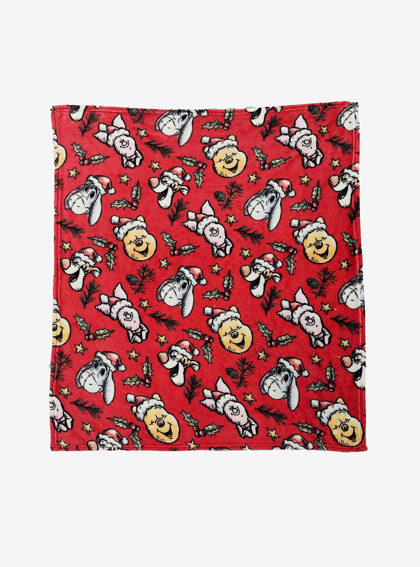 Disney Winnie the Pooh Festive Friends Hugger Pillow & Throw Blanket Set, , alternate