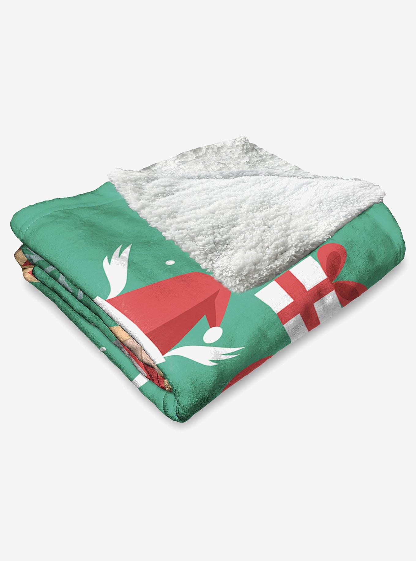Marvel Avengers Powerful Christmas Silk Touch Sherpa Throw Blanket, , alternate - view 4