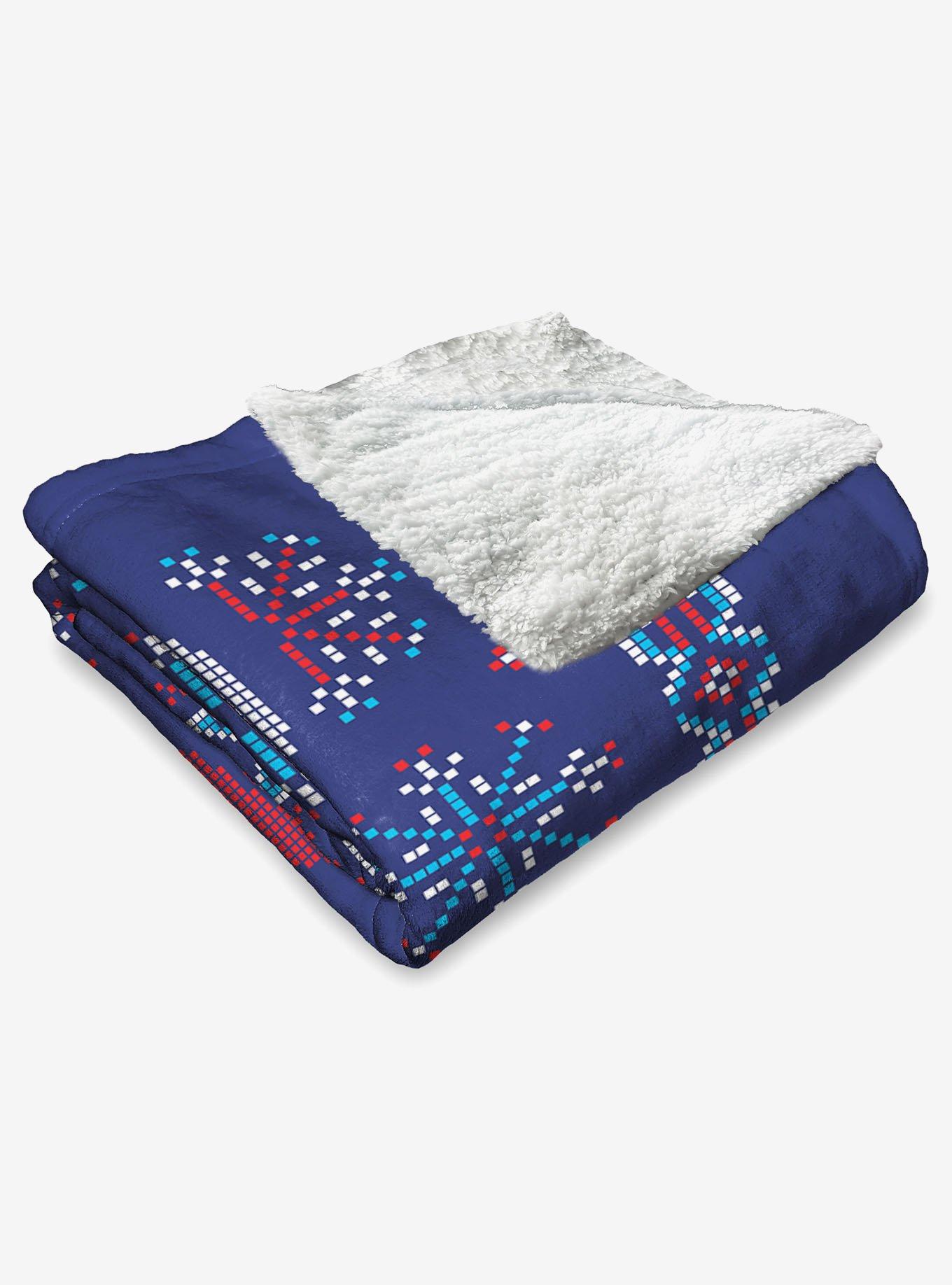 The Smurfs Merry Smurfy Silk Touch Sherpa Throw Blanket, , alternate