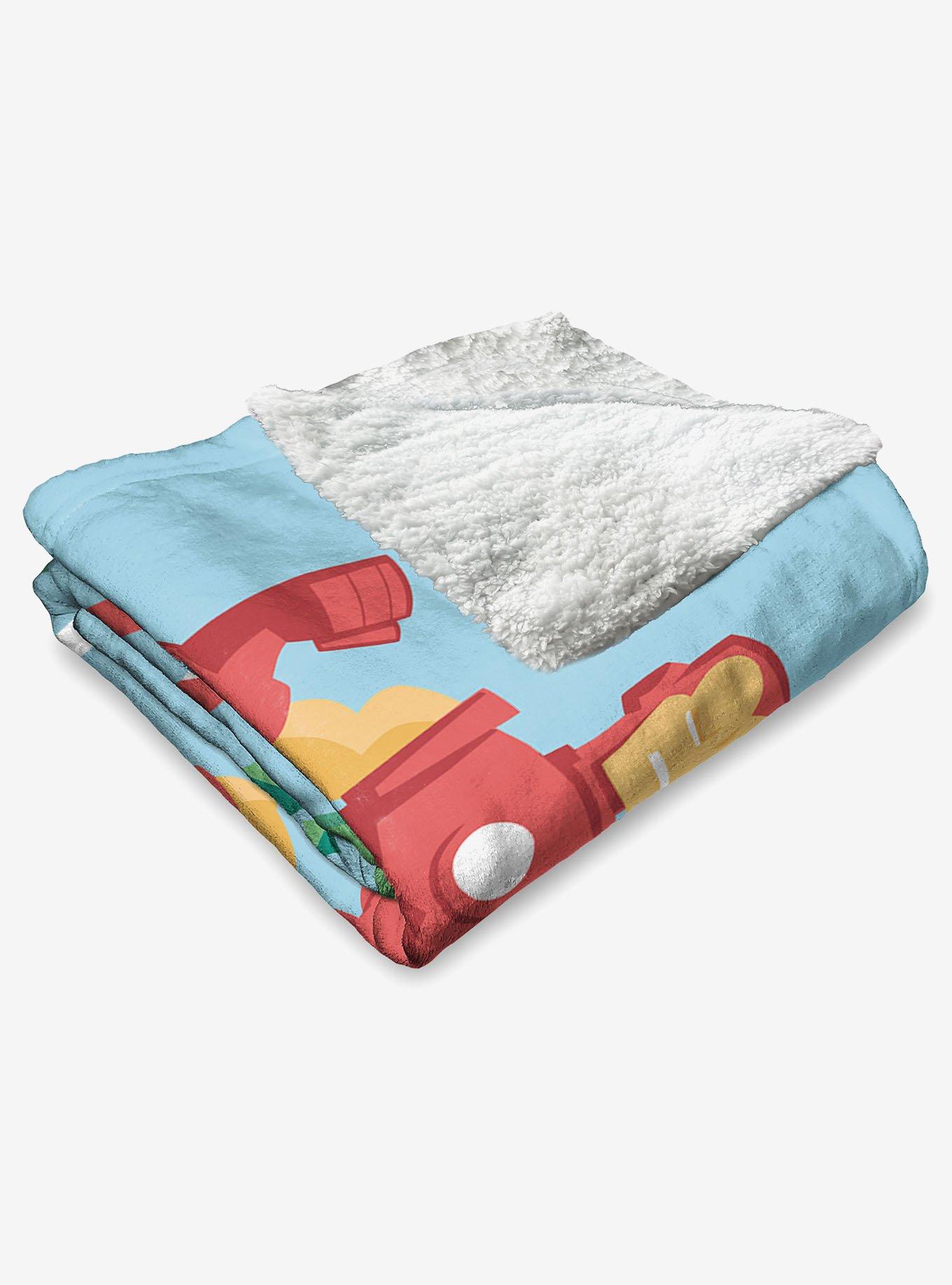 Marvel Avengers Festive Heroes Silk Touch Sherpa Throw Blanket, , alternate