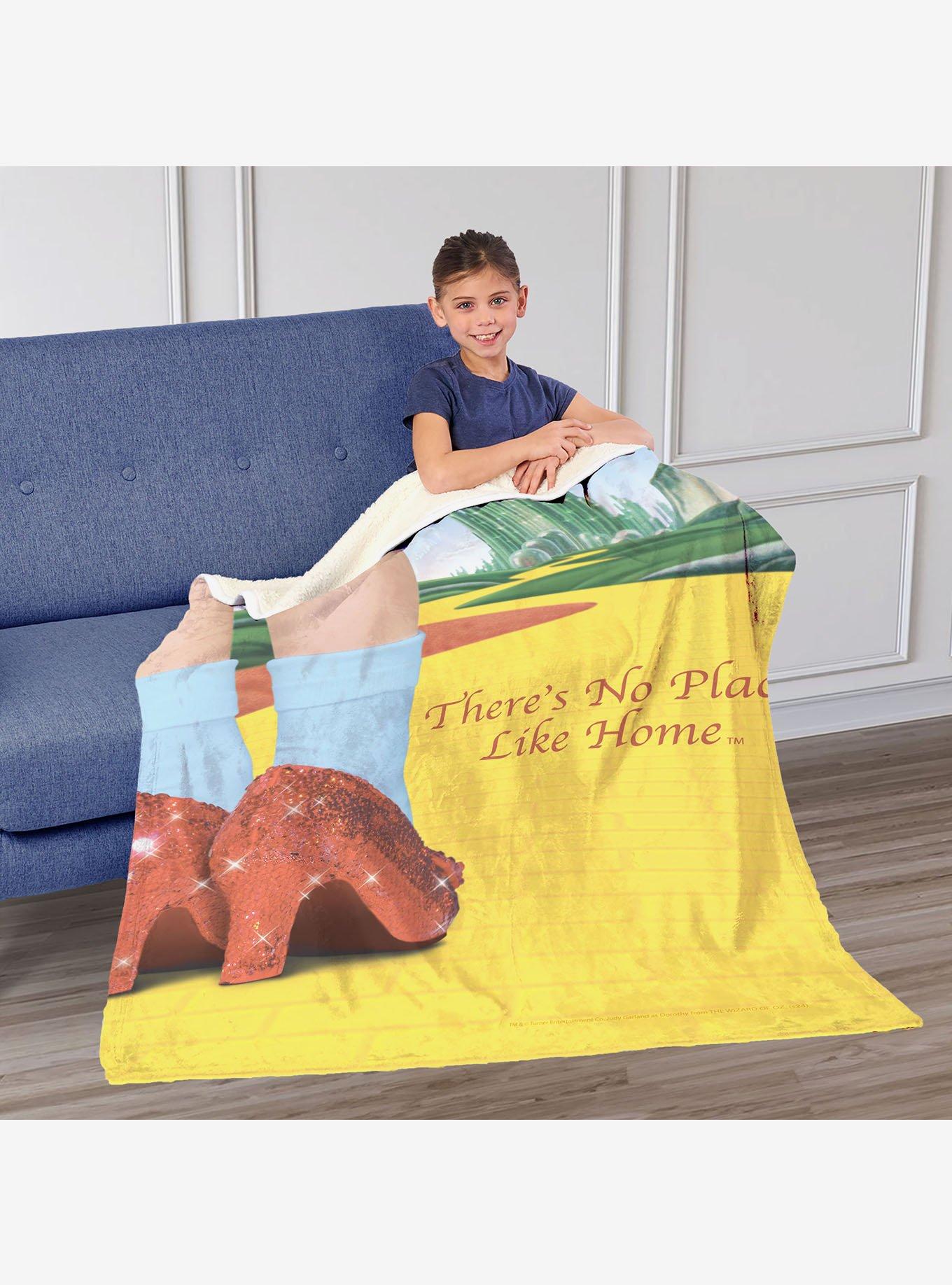 The Wizard of Oz No Place Like Home Silk Touch Sherpa Throw Blanket, , hi-res